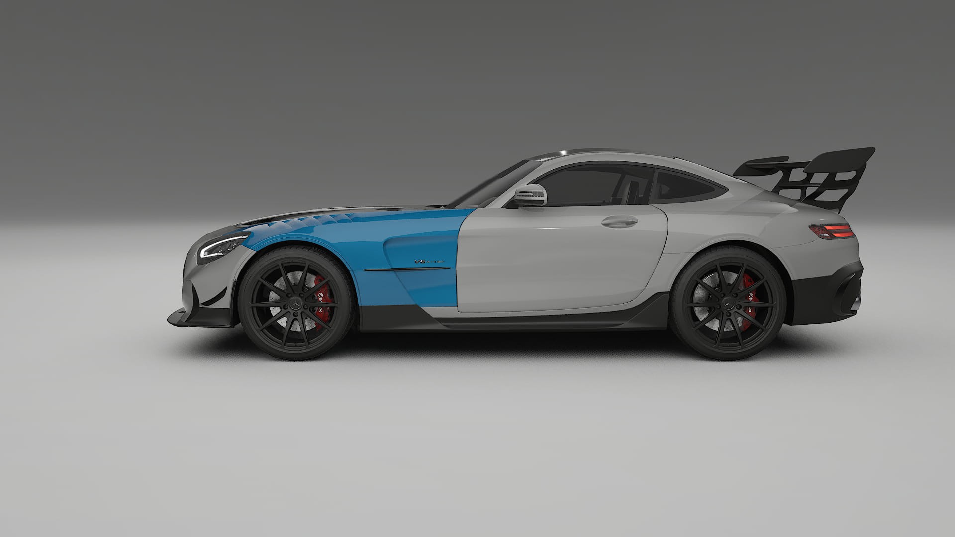 Pellicola Protettiva per Vernice Mercedes AMG GT Black Series C192 coupe | Kit Completo CrystalGuard PPF Trasparente Pretagliato