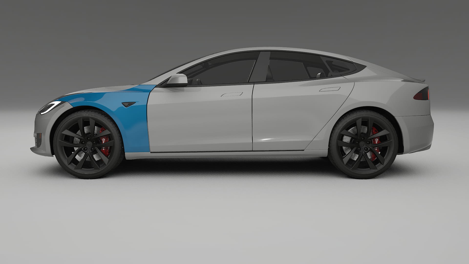 Pellicola Protettiva per Vernice Tesla Model-S Refresh | Kit Completo CrystalGuard PPF Trasparente Pretagliato