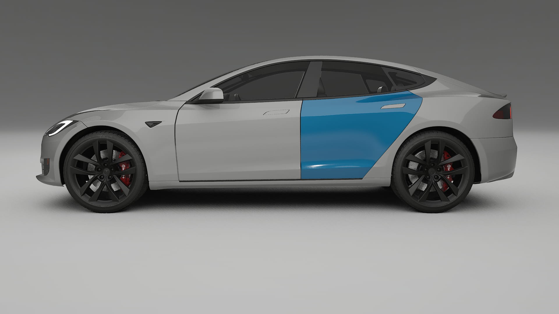 Pellicola Protettiva per Vernice Tesla Model-S Refresh | Kit Completo CrystalGuard PPF Trasparente Pretagliato