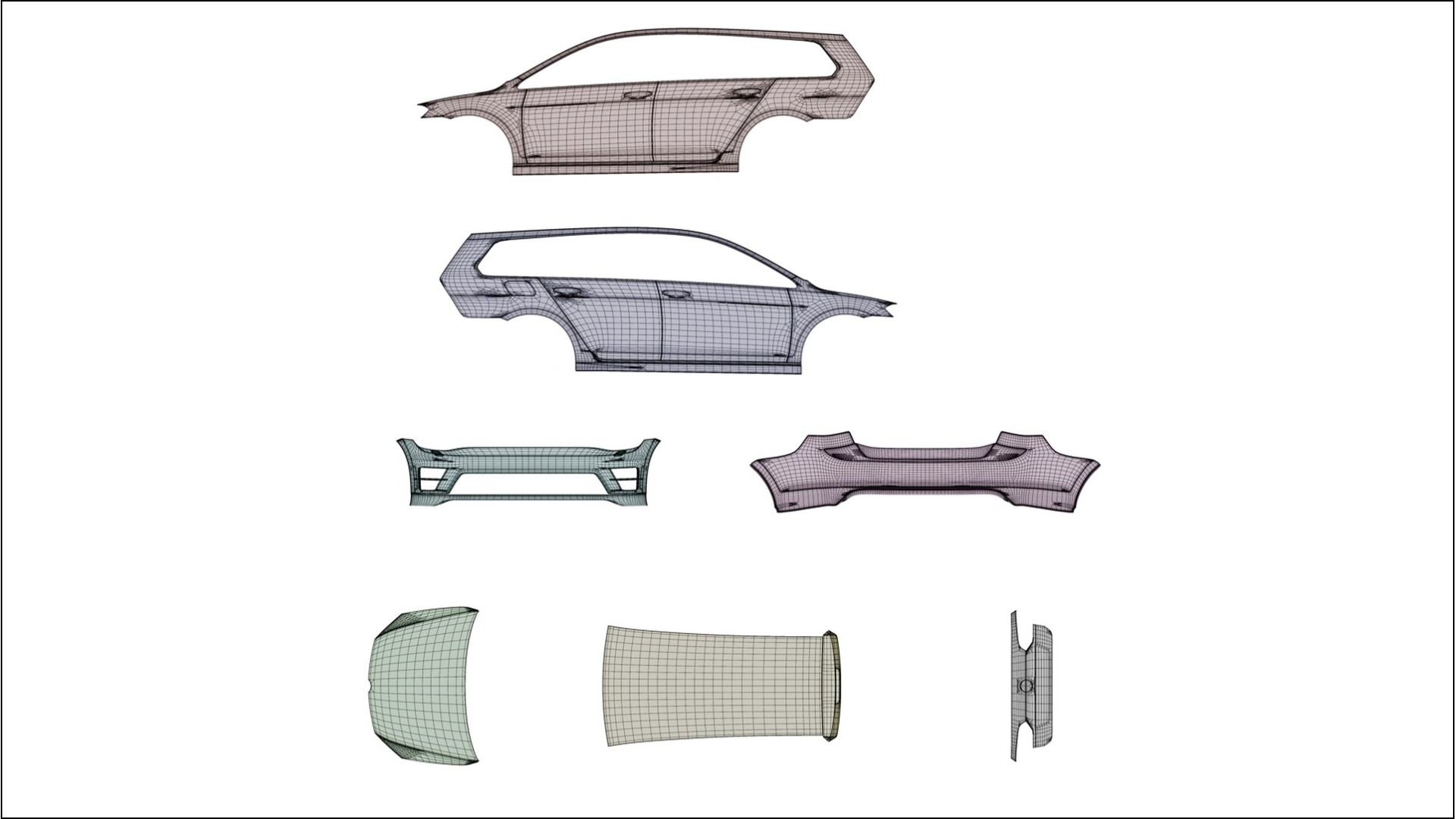 VW Golf Variant Mk7 Lackschutzfolie | CrystalGuard Transparente PPF Komplett-Vorgeschnittener Kit