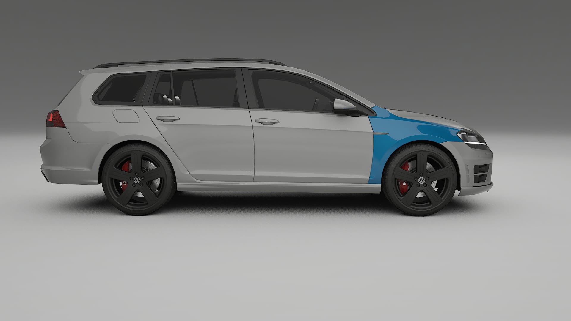 VW Golf Variant Mk7 Lackschutzfolie | CrystalGuard Transparente PPF Komplett-Vorgeschnittener Kit