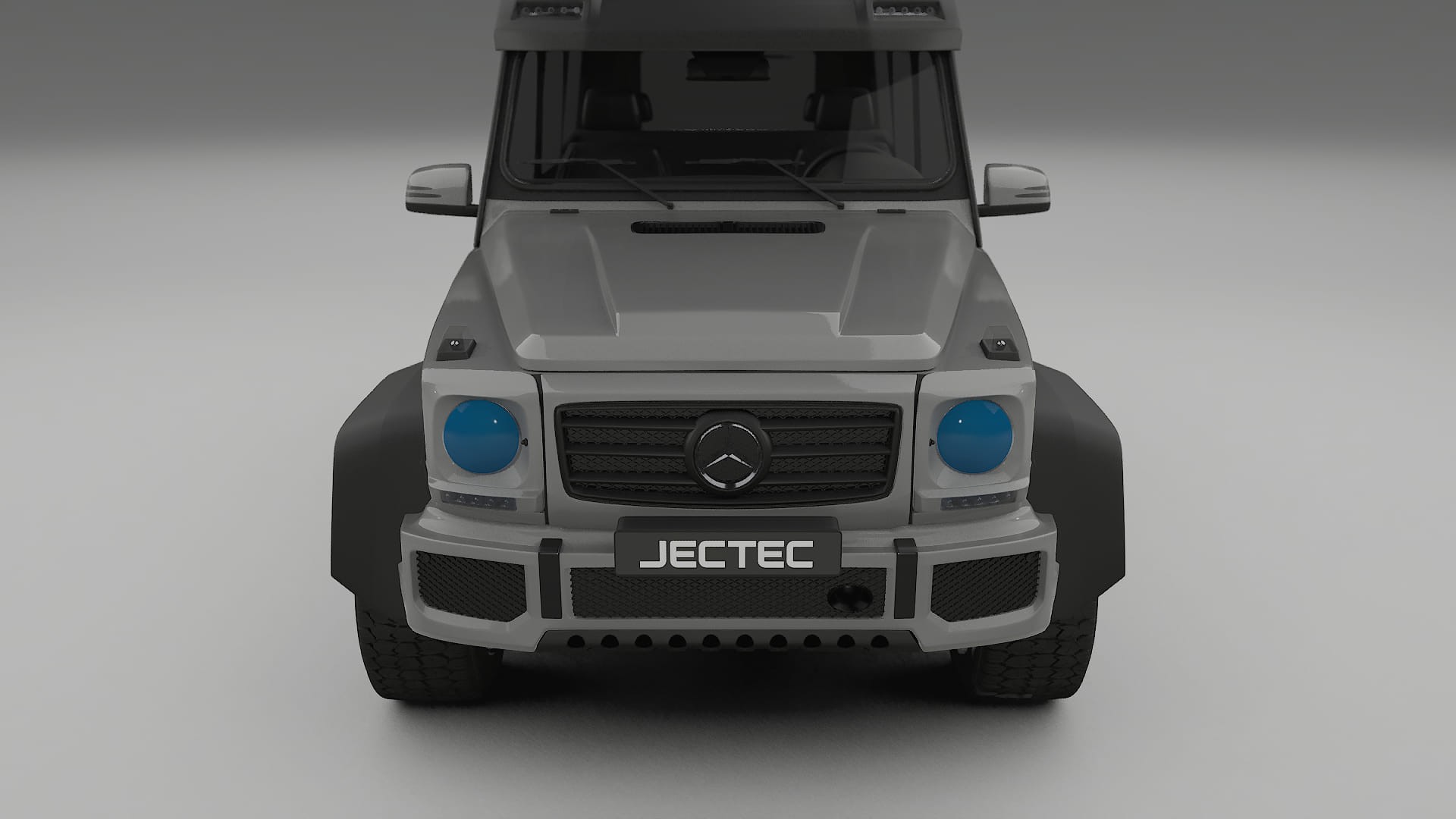 Mercedes G-class 4x4 W463 Lackschutzfolie | CrystalGuard Transparente TPU PPF Frontschutz Kit