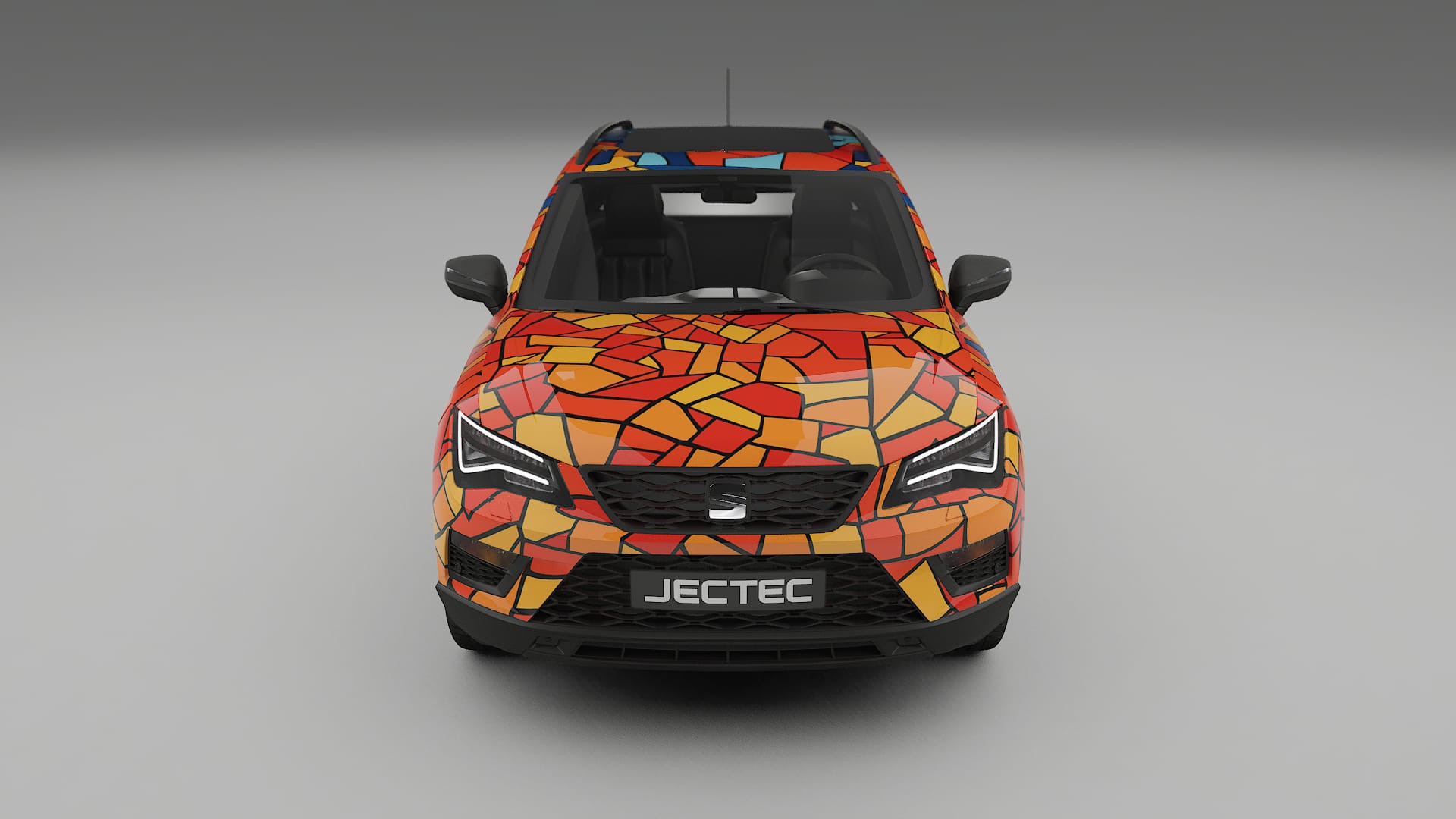 Seat Ateca KH7 BARCELONA – Design-Wrap PPF-Kit aus bedruckbarer Polyurethanfolie