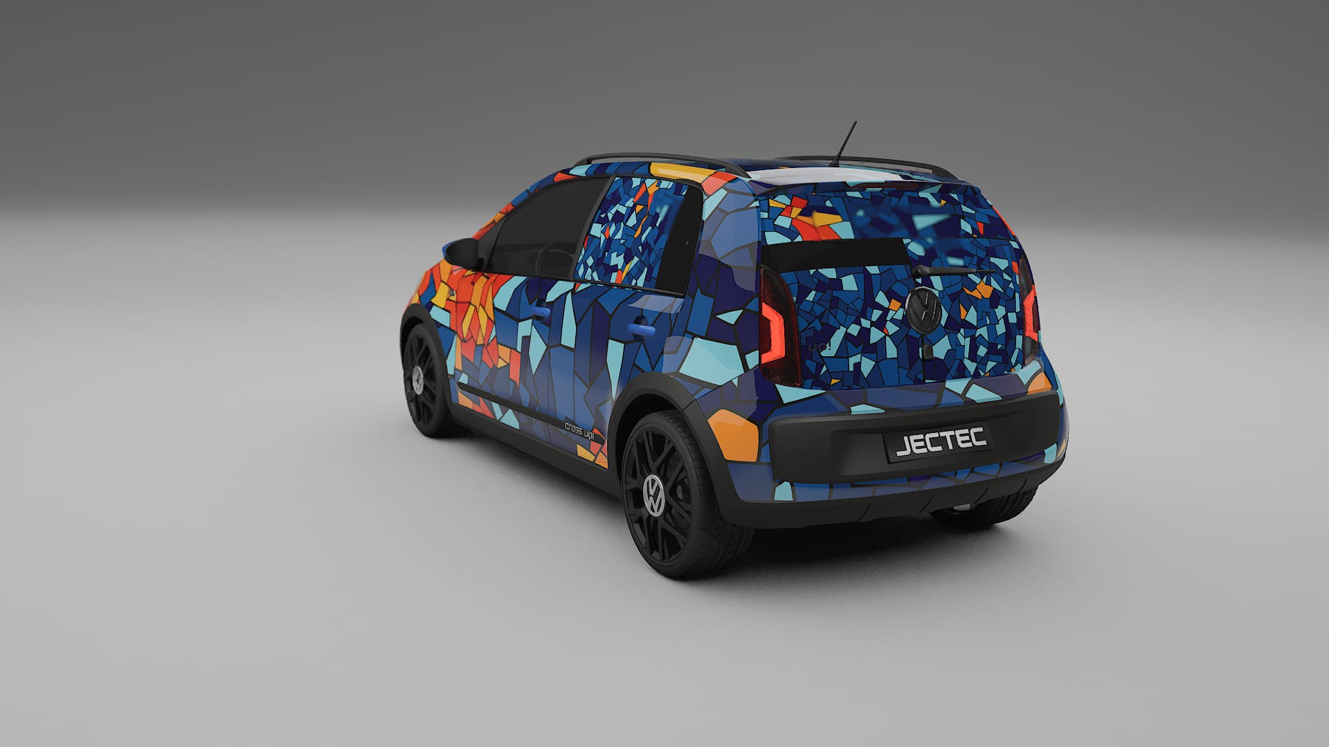 VW Cross Up BARCELONA – Design-Wrap PPF-Kit aus bedruckbarer Polyurethanfolie