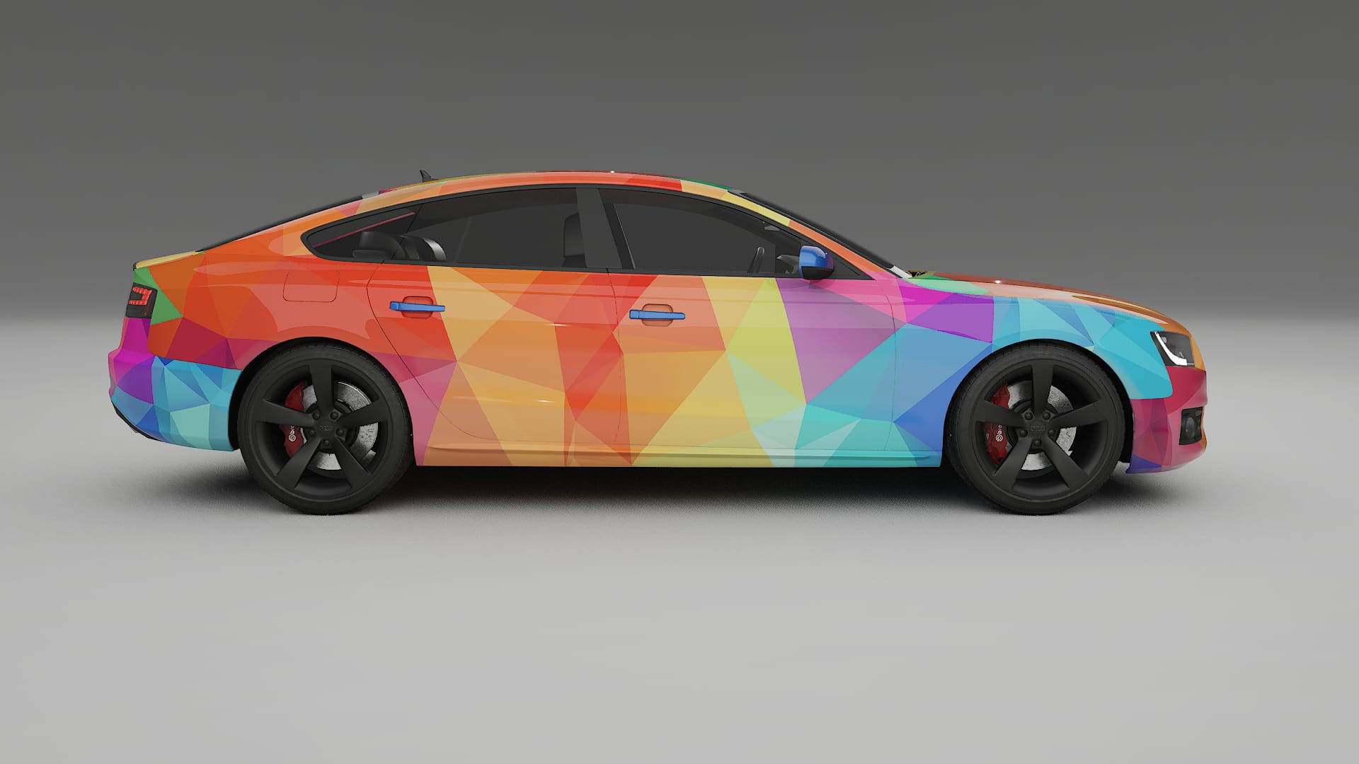Audi A5 8T Sportback prefacelift pre-LCI VECTOR WIBE Designed Wrap PPF Kit – Printable Polyurethane Film