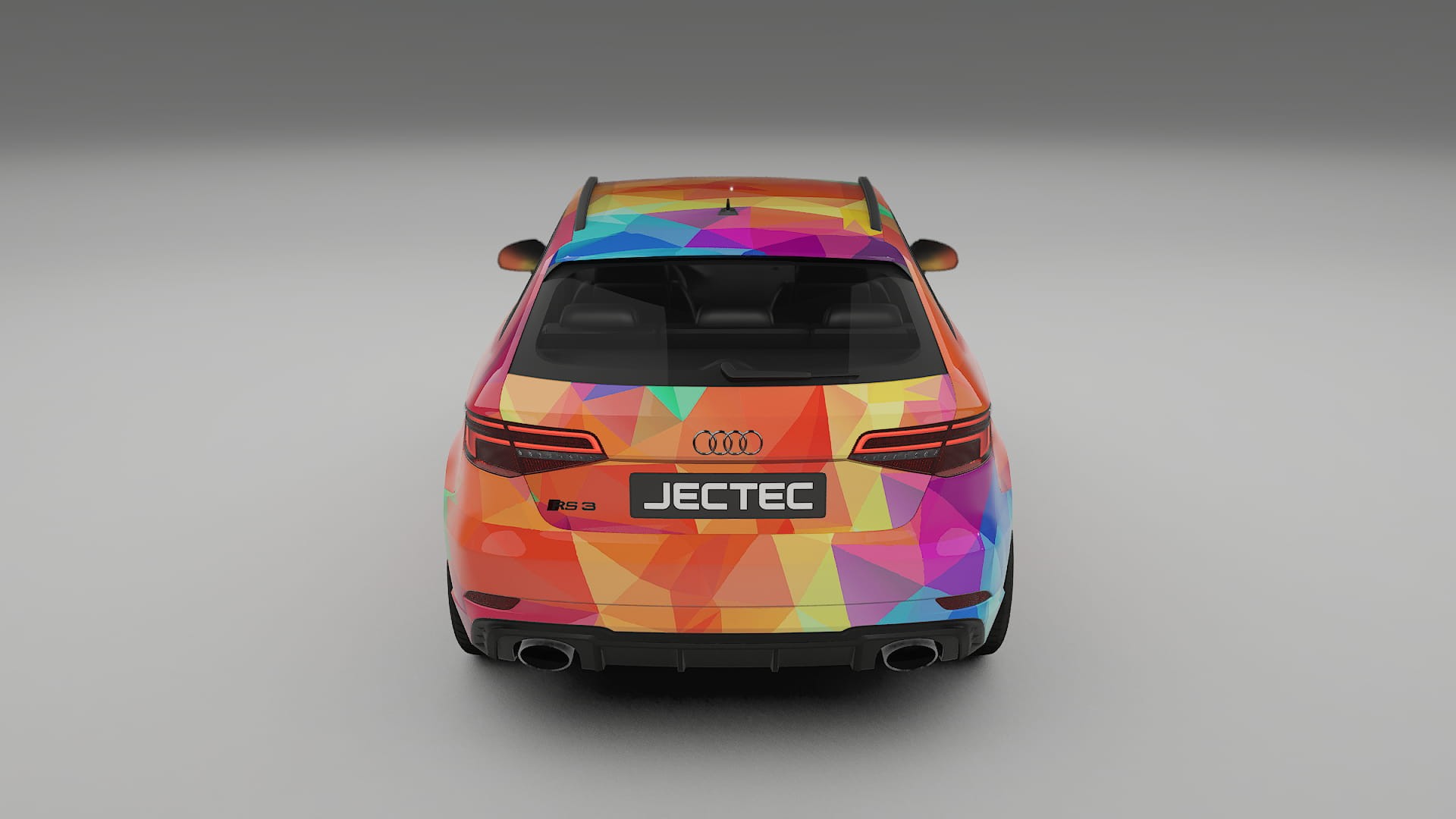 Audi RS3 Sportback 8V facelift LCI VECTOR VIBE – Design-Wrap PPF-Kit aus bedruckbarer Polyurethanfolie