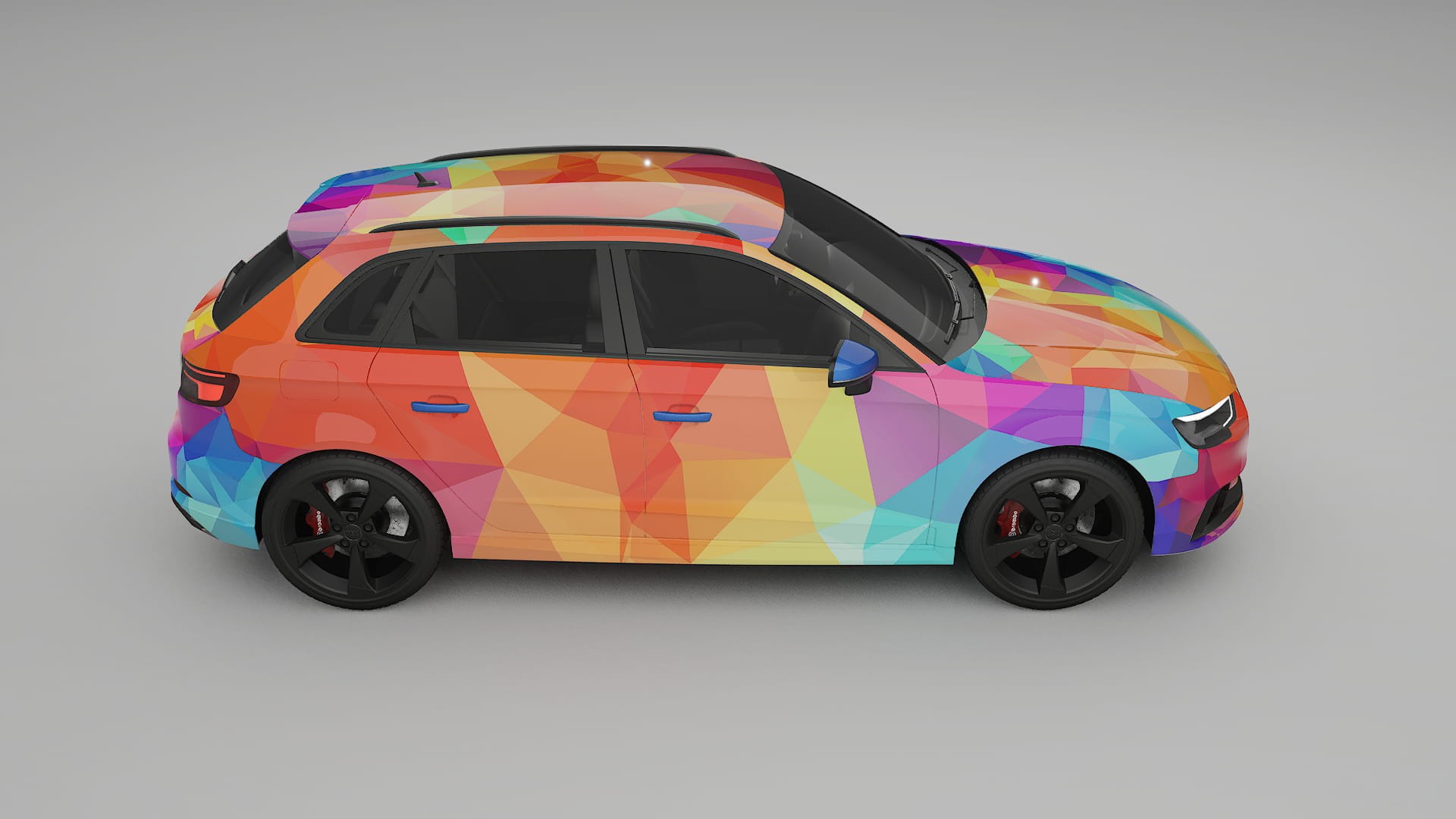 Audi RS3 Sportback 8V facelift LCI VECTOR VIBE – Design-Wrap PPF-Kit aus bedruckbarer Polyurethanfolie