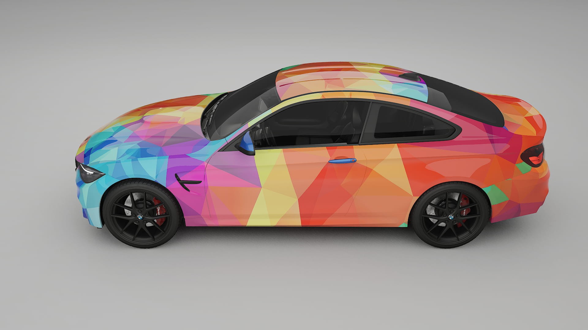 BMW M4 F82 VECTOR VIBE – Design-Wrap PPF-Kit aus bedruckbarer Polyurethanfolie