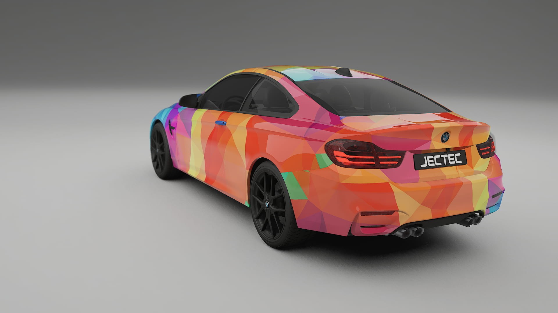 BMW M4 F82 VECTOR VIBE – Design-Wrap PPF-Kit aus bedruckbarer Polyurethanfolie