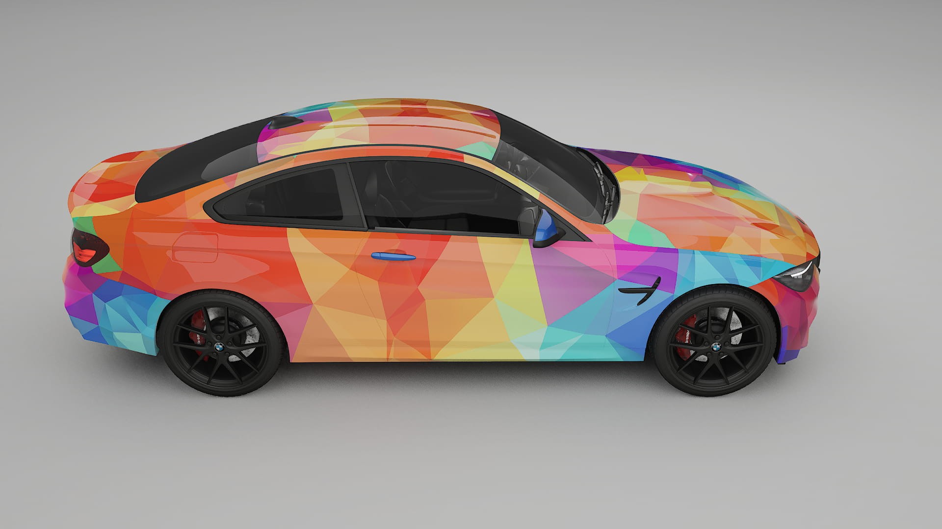 BMW M4 F82 VECTOR VIBE – Design-Wrap PPF-Kit aus bedruckbarer Polyurethanfolie