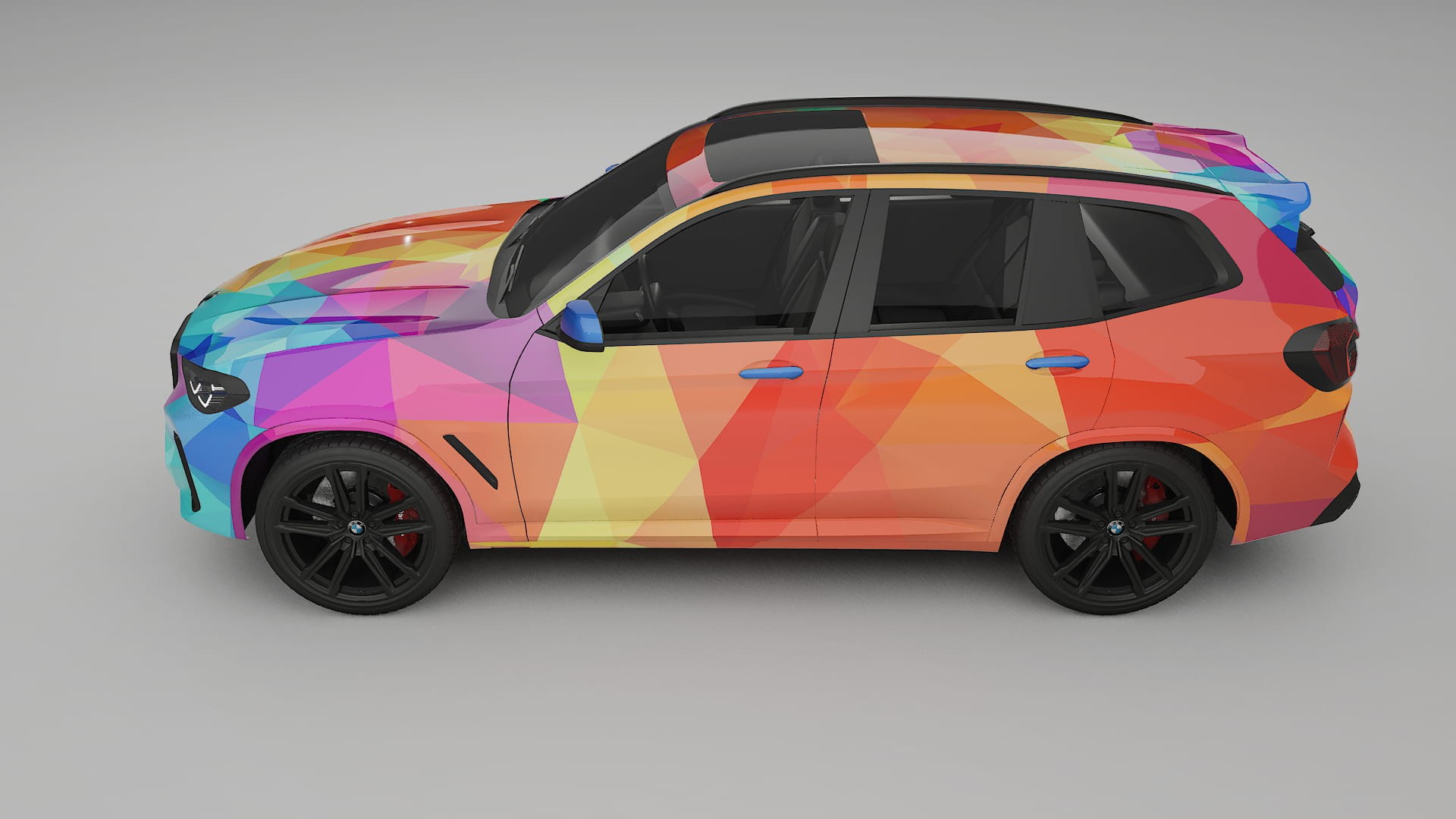 BMW X3 G01 facelift VECTOR VIBE – Design-Wrap PPF-Kit aus bedruckbarer Polyurethanfolie