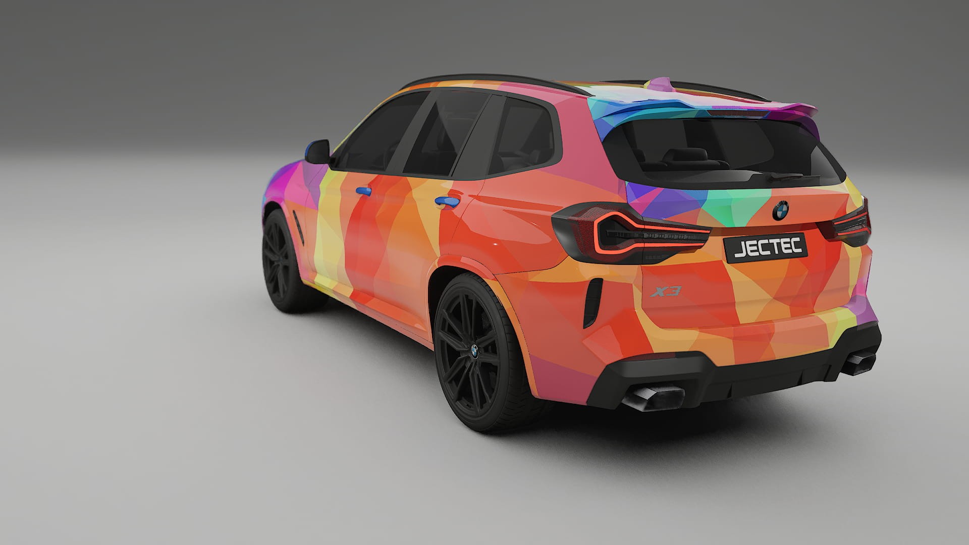 BMW X3 G01 facelift VECTOR VIBE – Design-Wrap PPF-Kit aus bedruckbarer Polyurethanfolie
