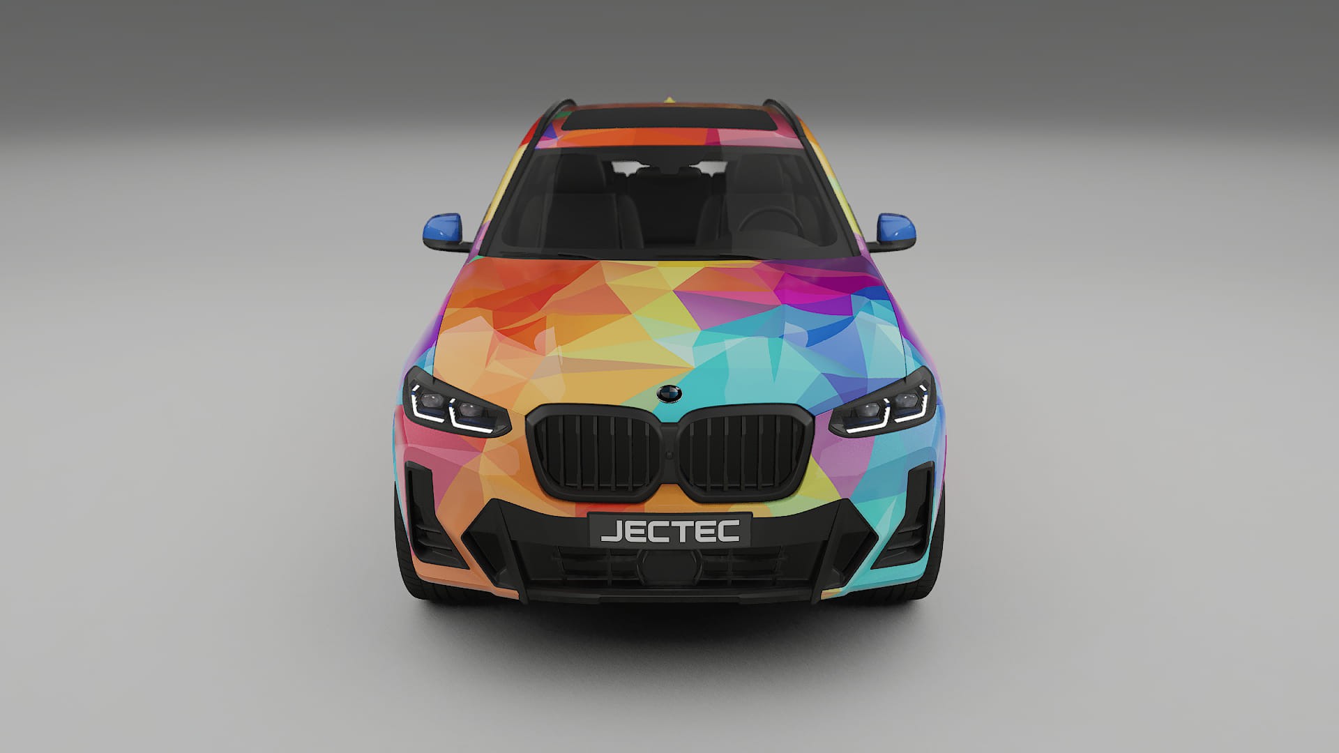 BMW X3 G01 facelift VECTOR VIBE – Design-Wrap PPF-Kit aus bedruckbarer Polyurethanfolie