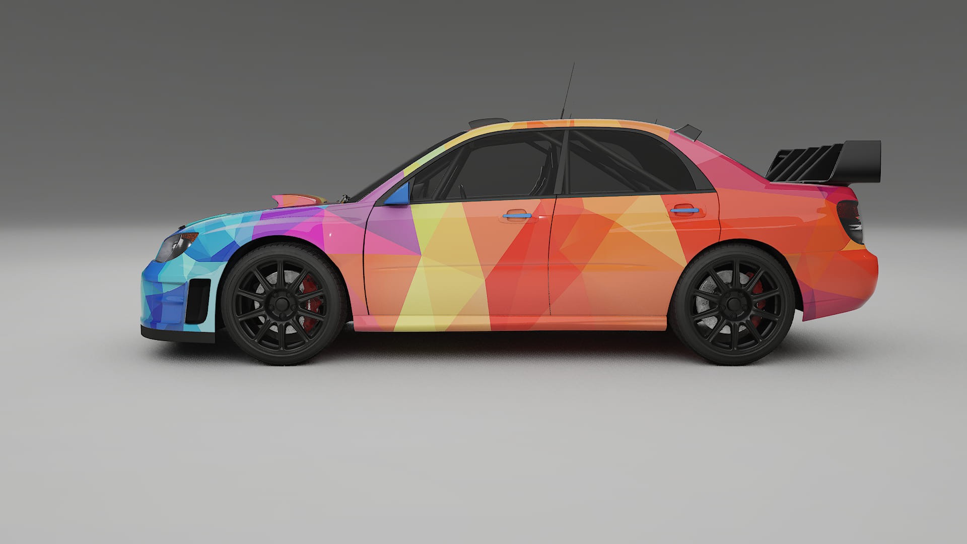 Subaru Impreza WRC GD VECTOR WIBE Designed Wrap PPF Kit – Printable Polyurethane Film