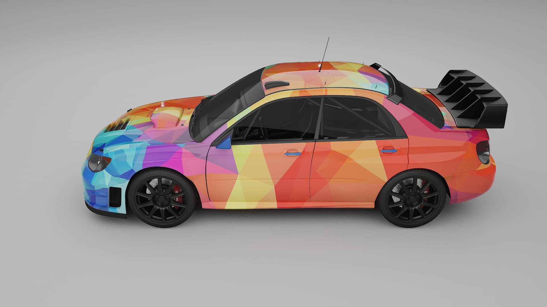 Subaru Impreza WRC GD VECTOR WIBE Designed Wrap PPF Kit – Printable Polyurethane Film