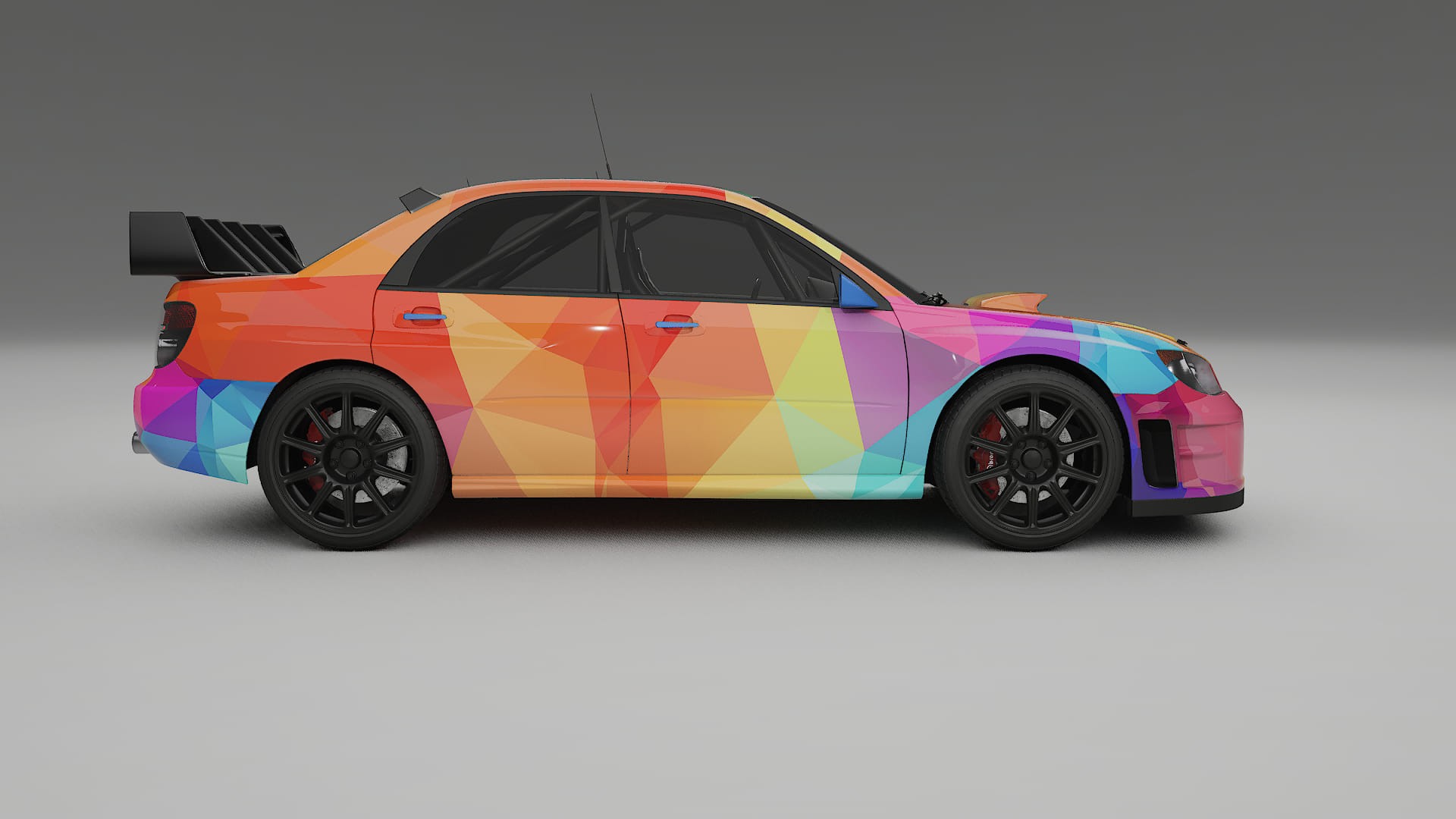 Subaru Impreza WRC GD VECTOR WIBE Designed Wrap PPF Kit – Printable Polyurethane Film