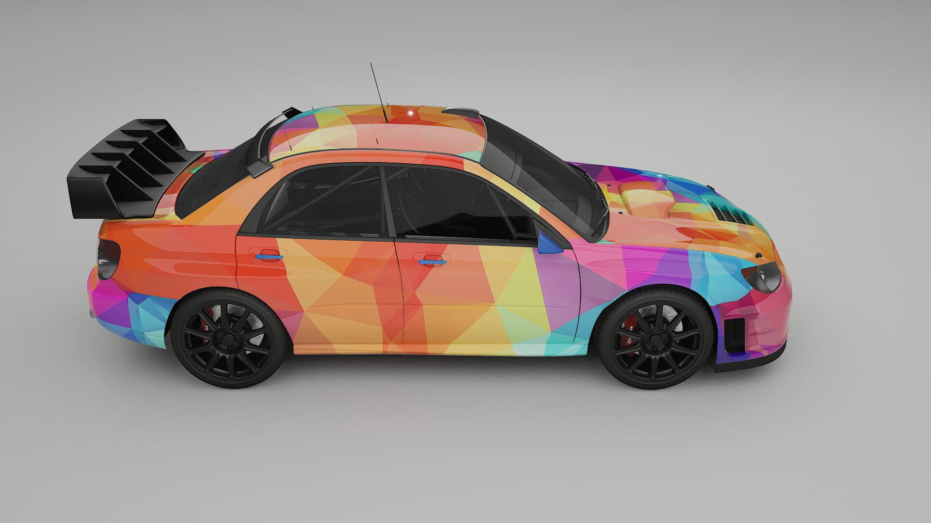 Subaru Impreza WRC GD VECTOR WIBE Designed Wrap PPF Kit – Printable Polyurethane Film
