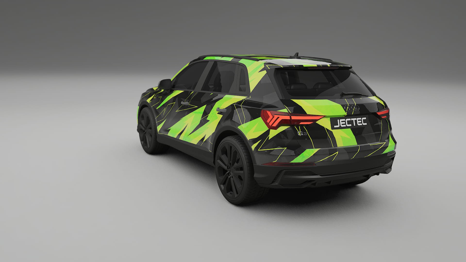 Audi Q3 S-Line F3 NINJA TURTLES – Design-Wrap PPF-Kit aus bedruckbarer Polyurethanfolie