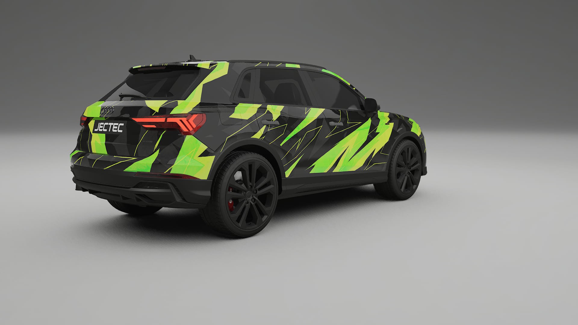Audi Q3 S-Line F3 NINJA TURTLES – Design-Wrap PPF-Kit aus bedruckbarer Polyurethanfolie
