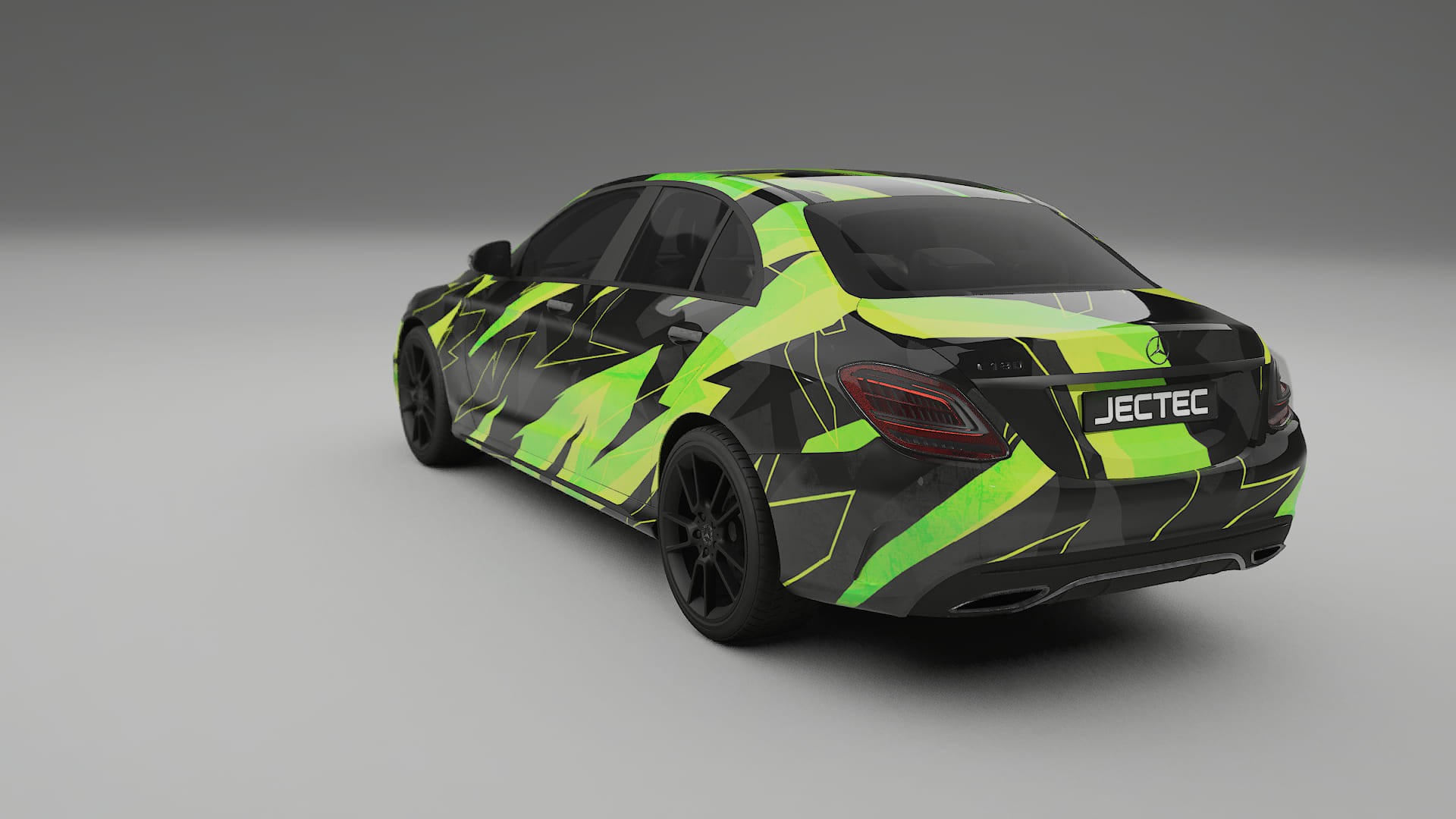 Mercedes C-class W205 AMG sedan NINJA TURTLES – Design-Wrap PPF-Kit aus bedruckbarer Polyurethanfolie
