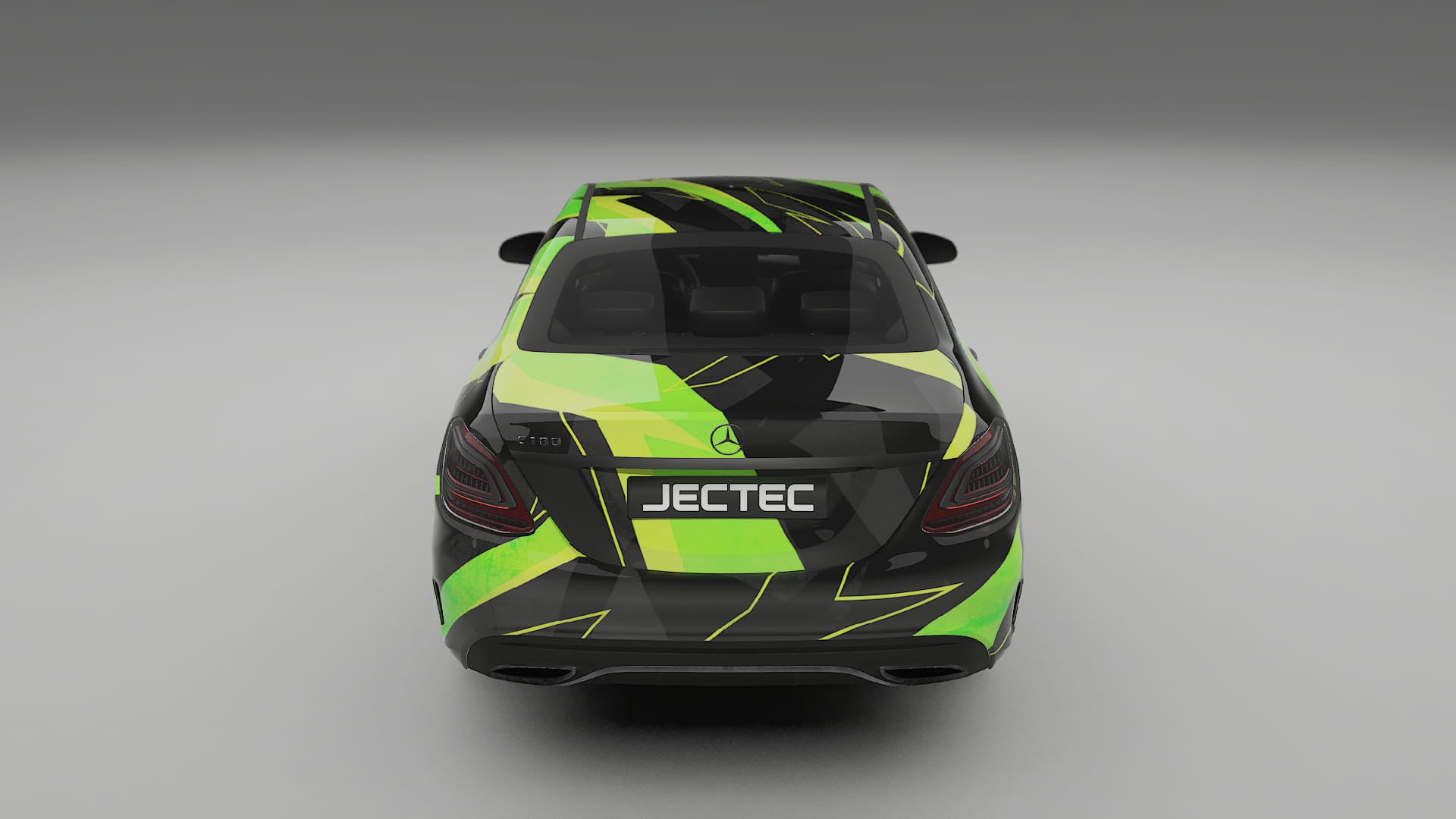 Mercedes C-class W205 AMG sedan NINJA TURTLES – Design-Wrap PPF-Kit aus bedruckbarer Polyurethanfolie