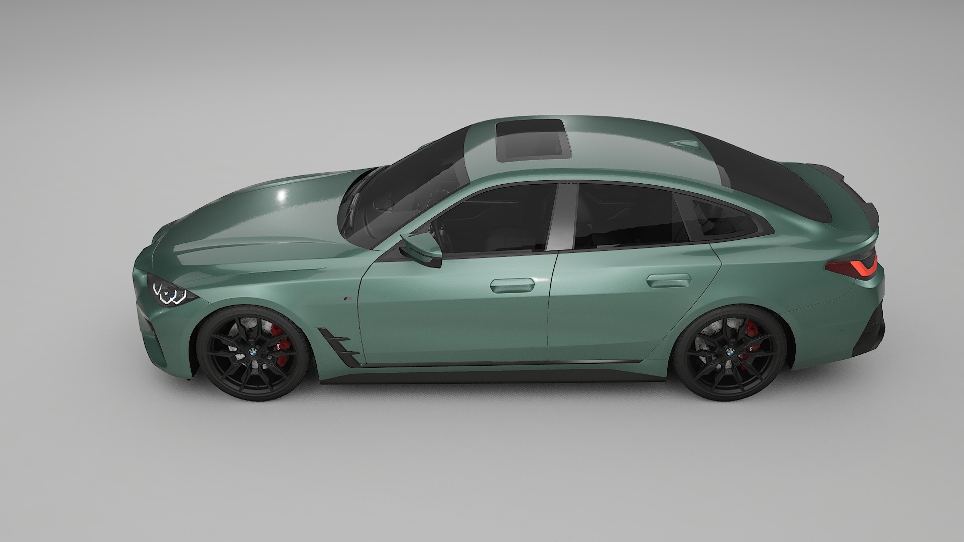 BMW I4 G26 M Package TPU Lackschutzfolie | EVERGREEN Farbwechsel PPF – Komplett-Vorgeschnittener Kit