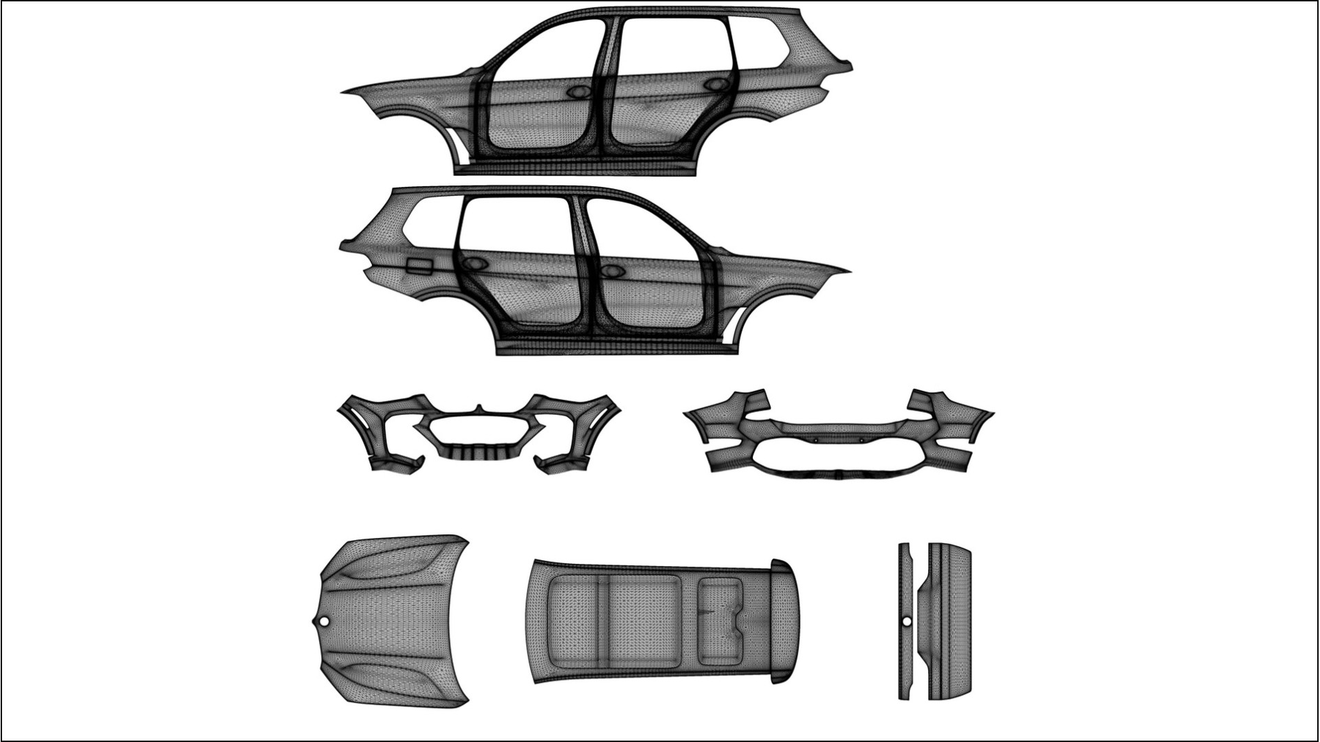 BMW X7 M G07 TPU Lackschutzfolie | SLATE Farbwechsel PPF – Komplett-Vorgeschnittener Kit