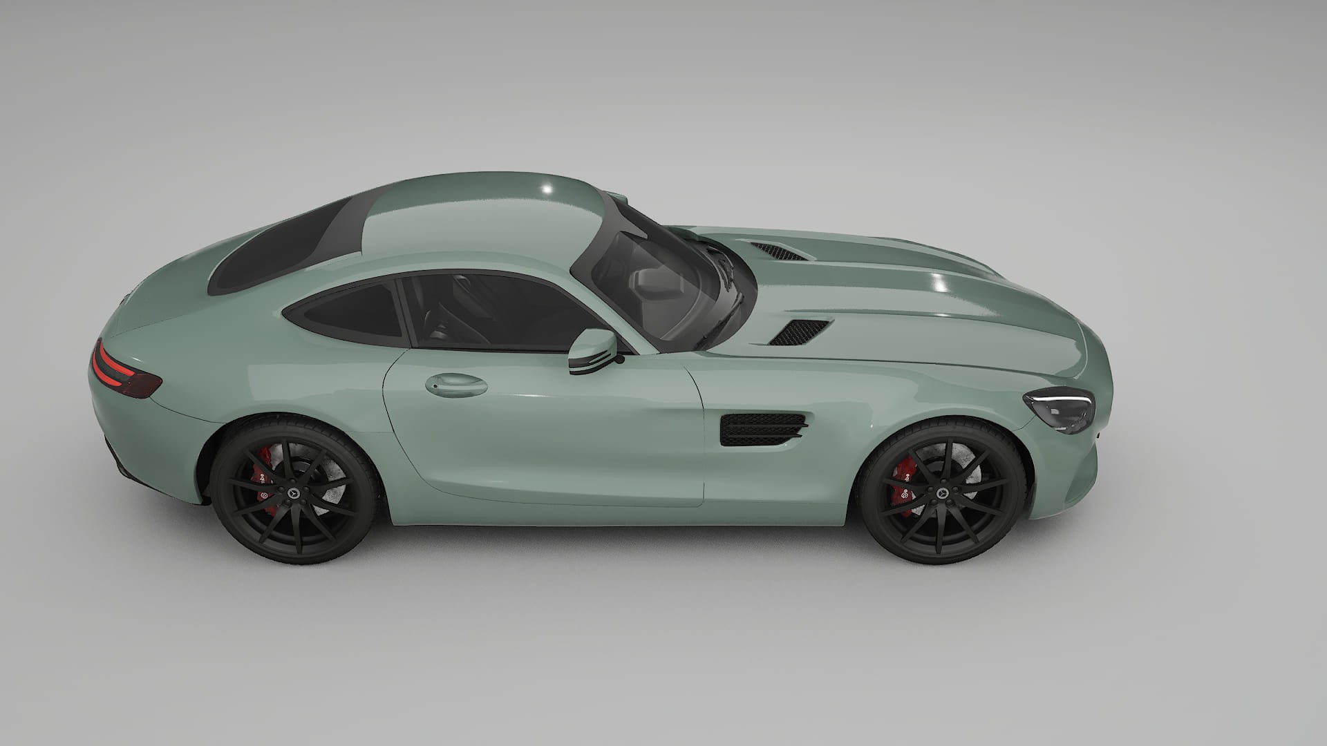 Mercedes AMG GT C190 Coupe TPU Lackschutzfolie | CINDER Farbwechsel PPF – Komplett-Vorgeschnittener Kit