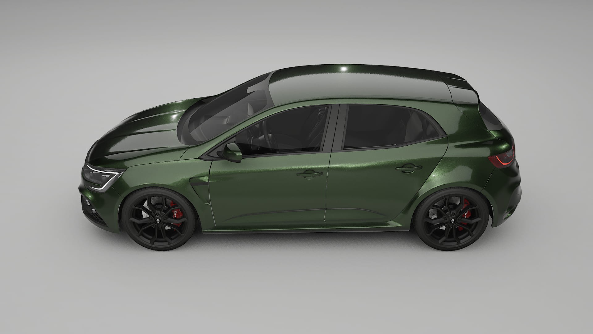 Renault Megane RS IV TPU Lackschutzfolie | LAGOON Farbwechsel PPF – Komplett-Vorgeschnittener Kit