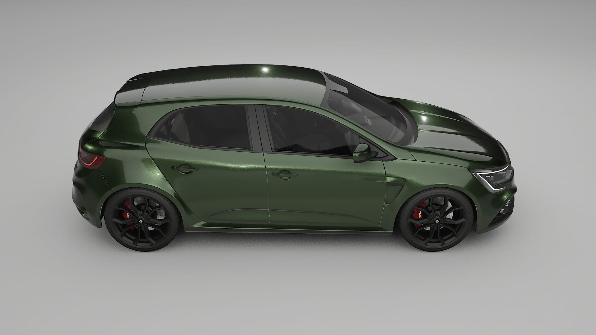Renault Megane RS IV TPU Lackschutzfolie | LAGOON Farbwechsel PPF – Komplett-Vorgeschnittener Kit