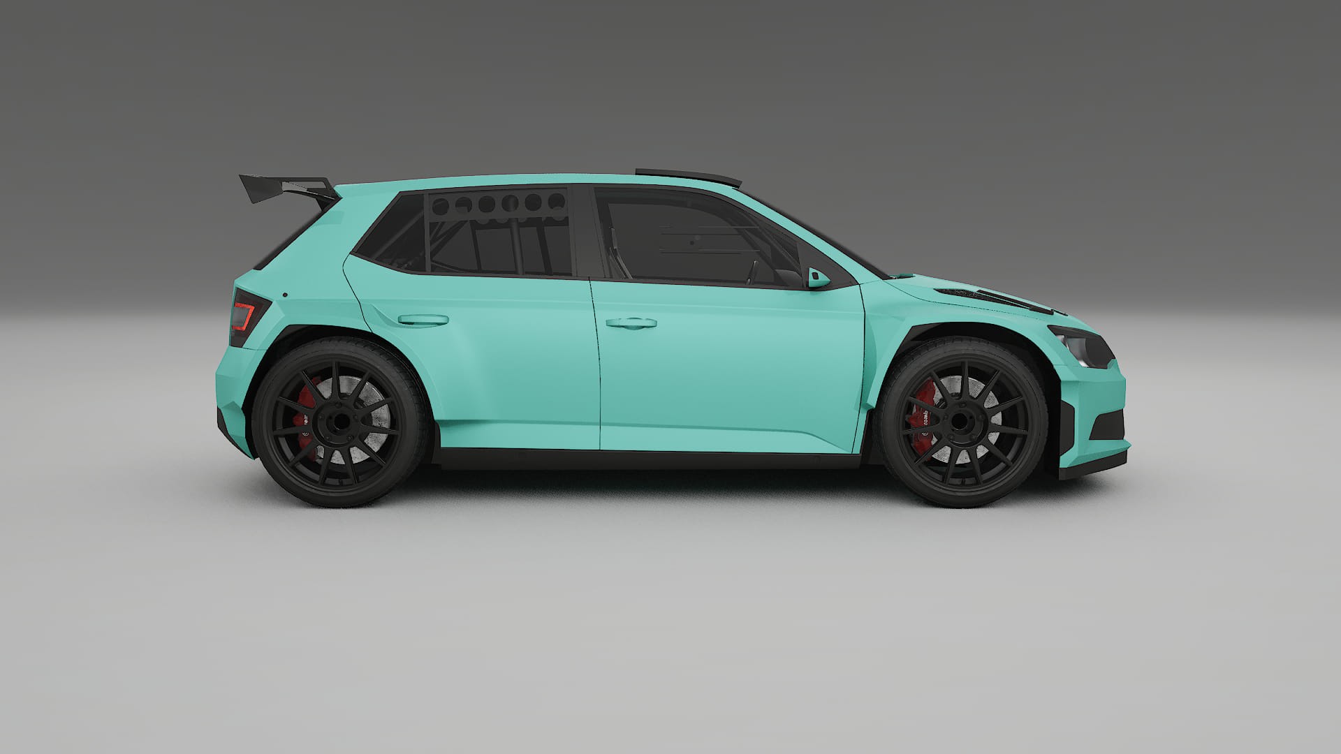 Škoda Fabia R5 6V TPU Lackschutzfolie | FROST Farbwechsel PPF – Komplett-Vorgeschnittener Kit