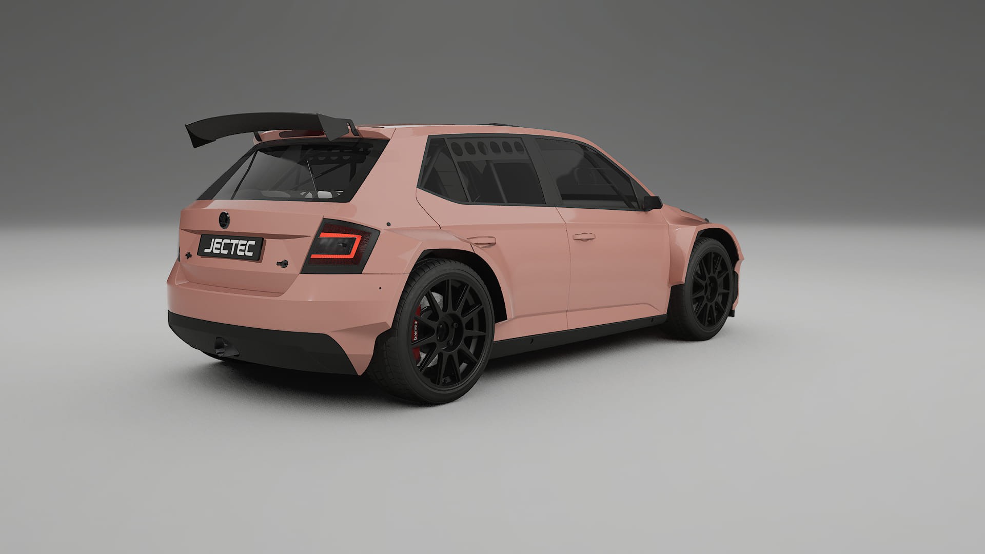 Škoda Fabia R5 6V TPU Lackschutzfolie | BLUSH Farbwechsel PPF – Komplett-Vorgeschnittener Kit