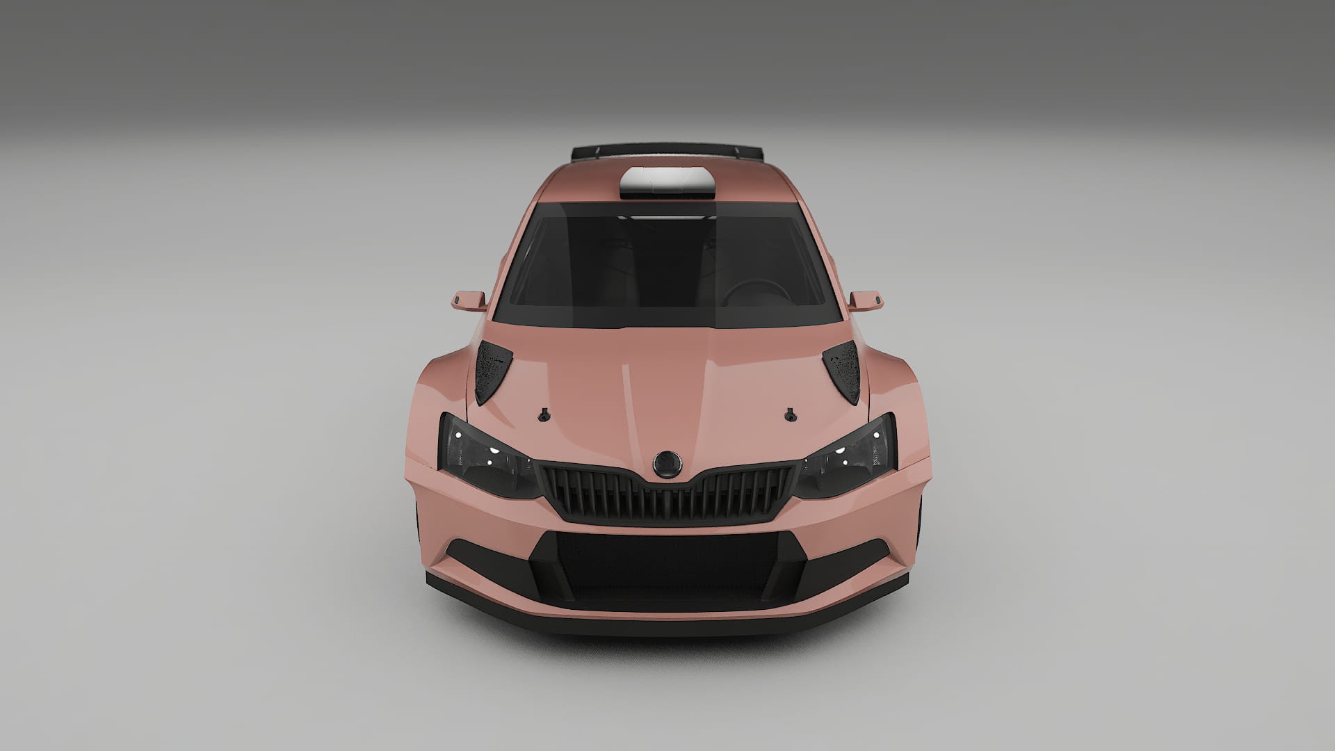 Škoda Fabia R5 6V TPU Lackschutzfolie | BLUSH Farbwechsel PPF – Komplett-Vorgeschnittener Kit