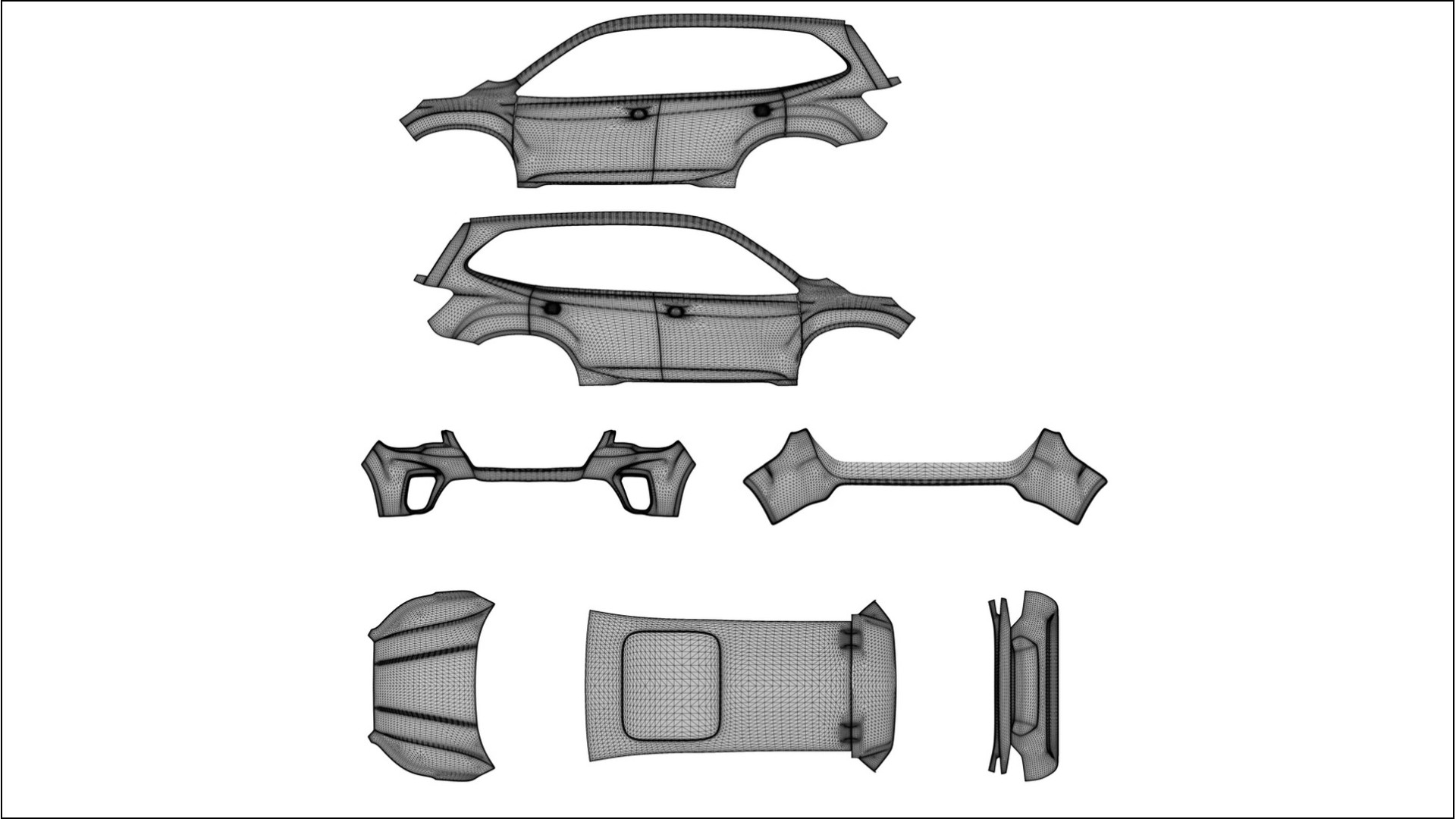 Subaru Forester V SK prefacelift pre LCI Pellicola Protettiva TPU per Vernice | NEBULA PPF Colore – Kit Completo Pre-Tagliato 2