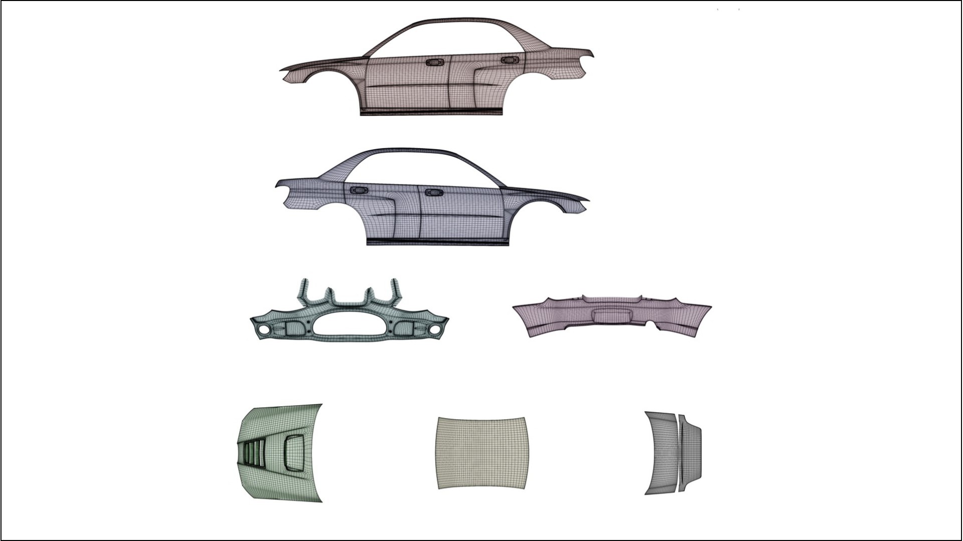 Subaru Impreza WRC GD TPU Lackschutzfolie | NEBULA Farbwechsel PPF – Komplett-Vorgeschnittener Kit