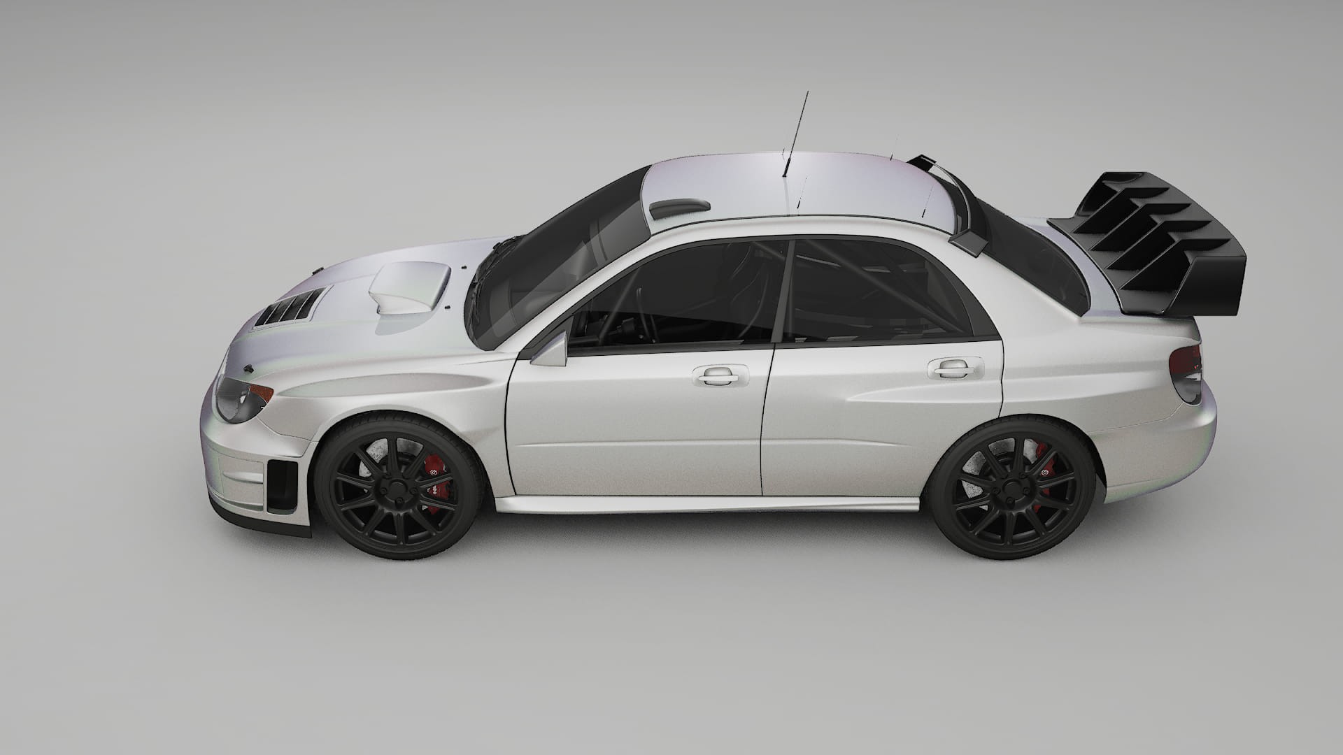 Subaru Impreza WRC GD TPU Lackschutzfolie | NEBULA Farbwechsel PPF – Komplett-Vorgeschnittener Kit