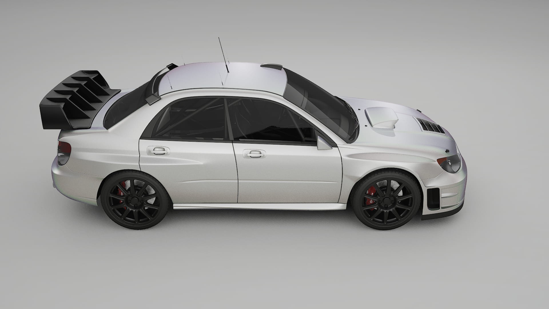 Subaru Impreza WRC GD TPU Lackschutzfolie | NEBULA Farbwechsel PPF – Komplett-Vorgeschnittener Kit