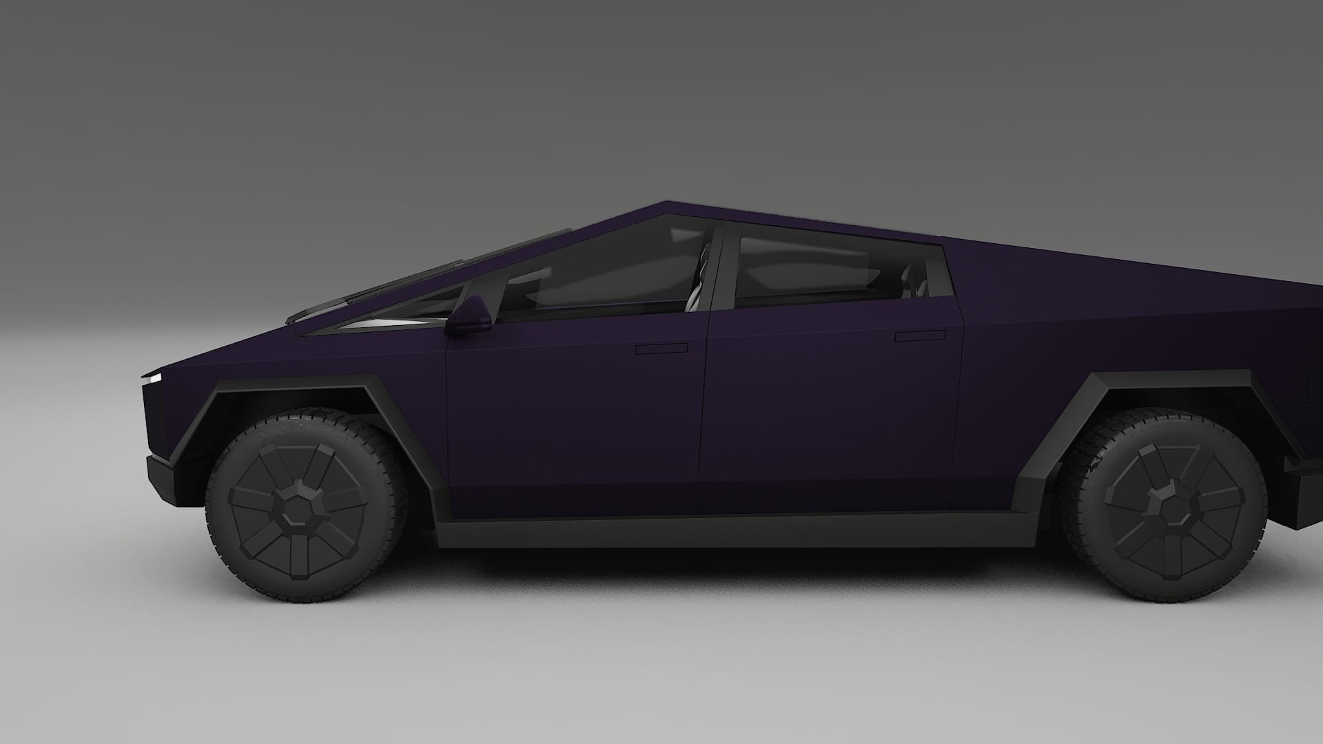 Tesla Cybertruck TPU Lackschutzfolie | VIOLET Farbwechsel PPF – Komplett-Vorgeschnittener Kit