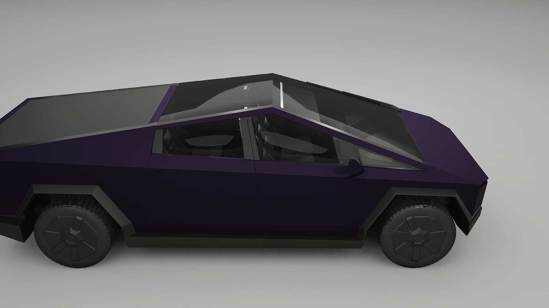 Tesla Cybertruck TPU Lackschutzfolie | VIOLET Farbwechsel PPF – Komplett-Vorgeschnittener Kit