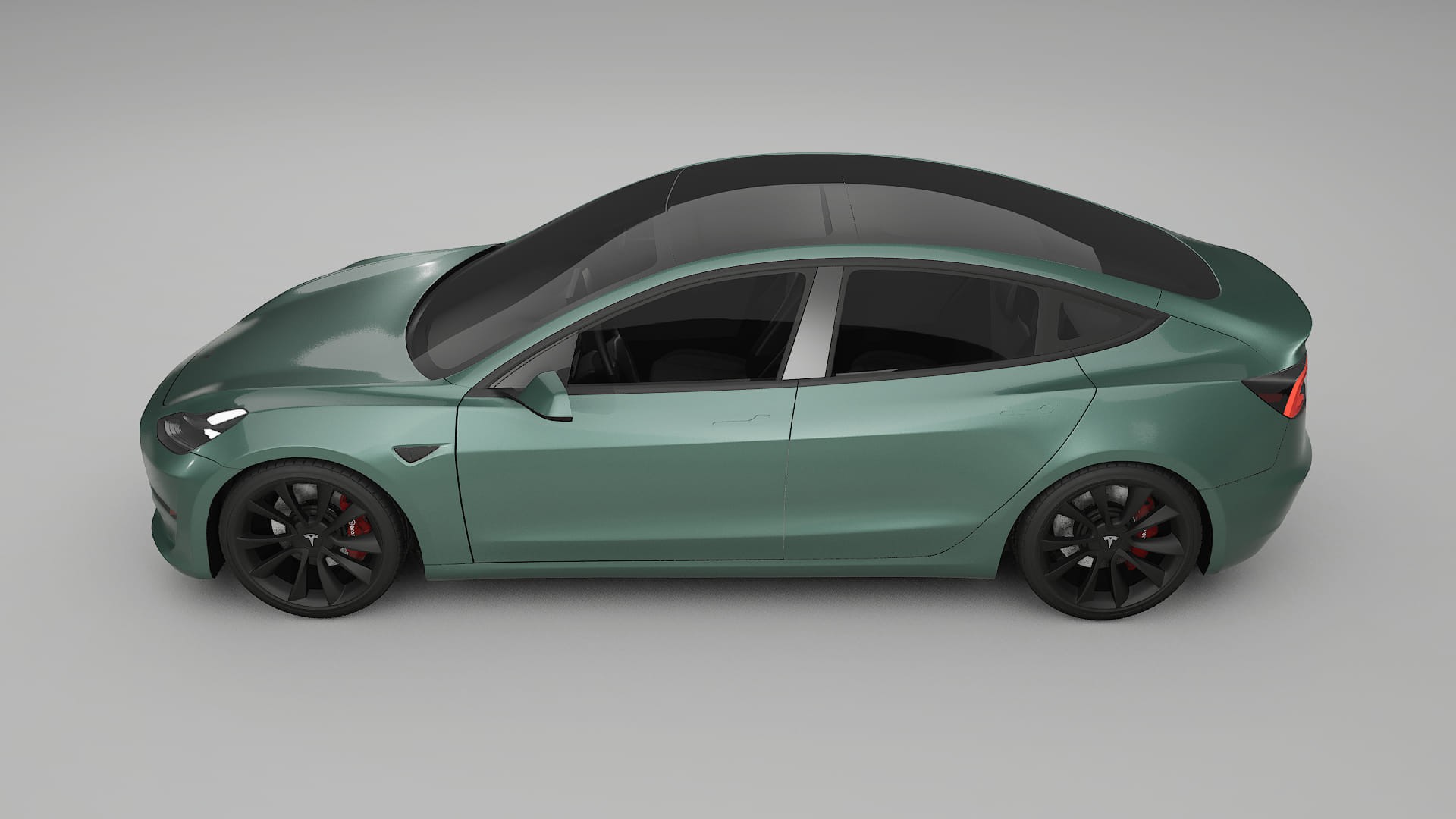 Tesla Model3 TPU Lackschutzfolie | EVERGREEN Farbwechsel PPF – Komplett-Vorgeschnittener Kit