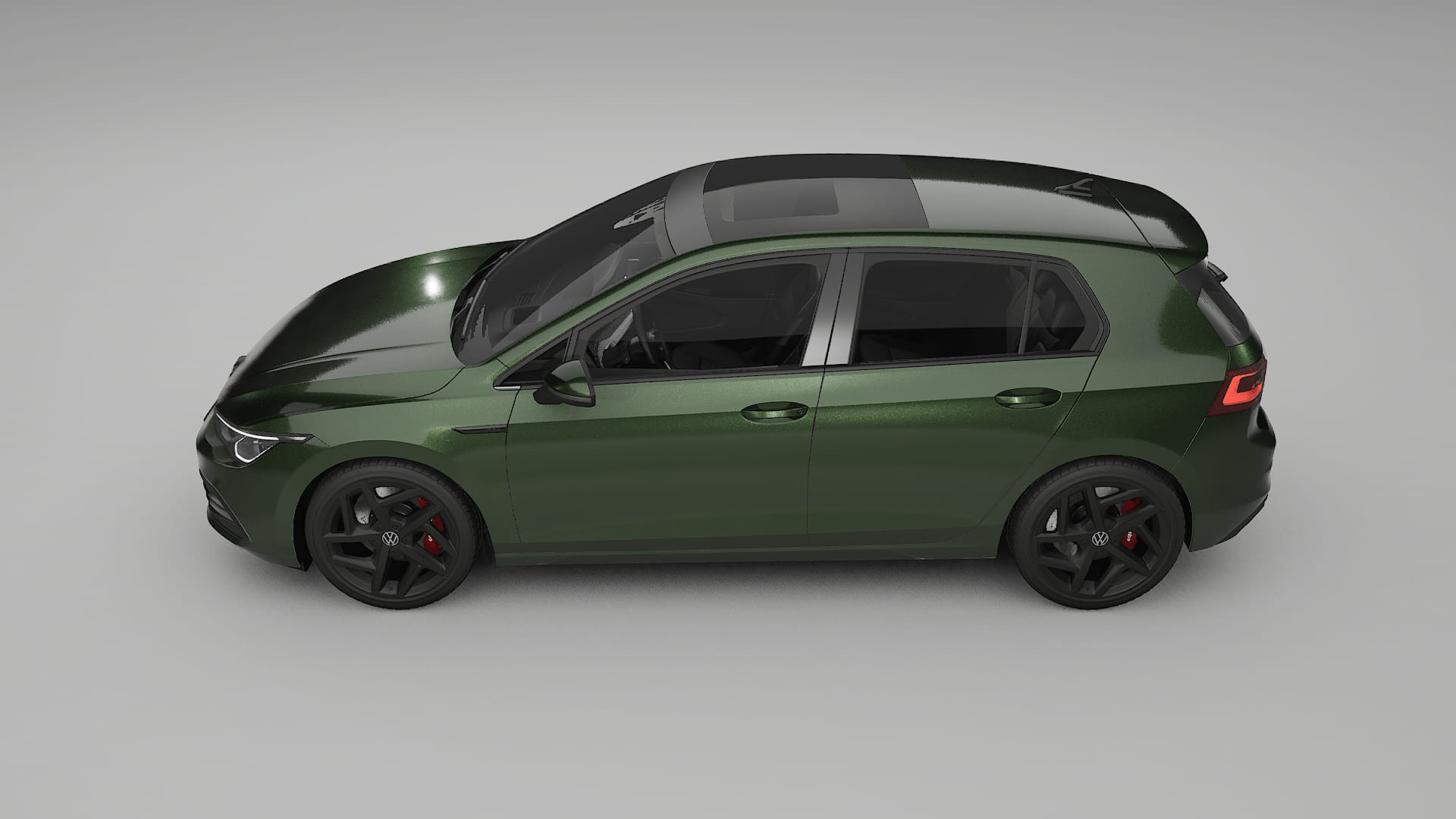 VW Golf Mk8 TPU Lackschutzfolie | LAGOON Farbwechsel PPF – Komplett-Vorgeschnittener Kit
