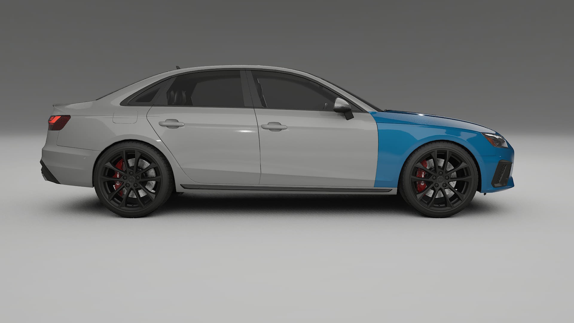Audi S4 Sedan B9 facelift LCI Lackschutzfolie | CrystalGuard Transparente TPU PPF Frontschutz Kit