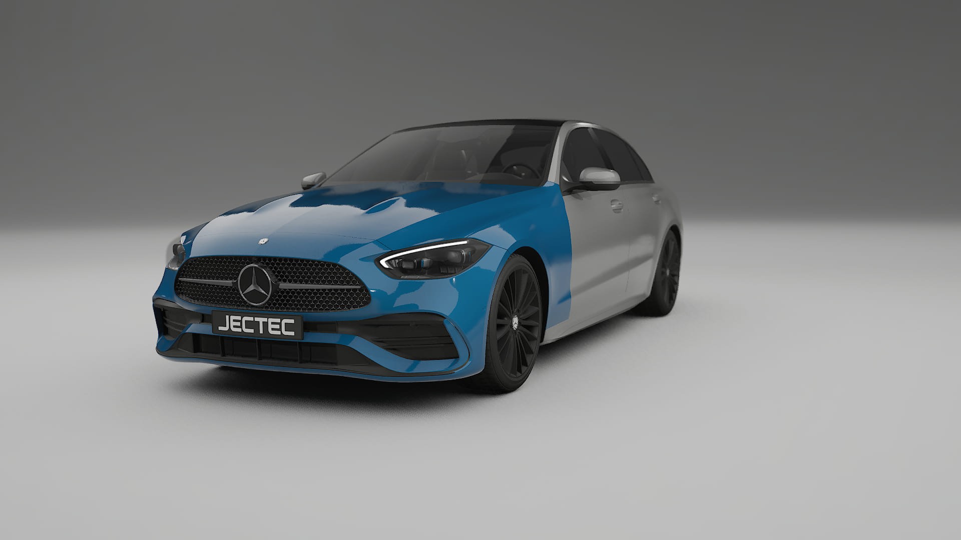 Mercedes C-Class W206 Lackschutzfolie | CrystalGuard Transparente TPU PPF Frontschutz Kit