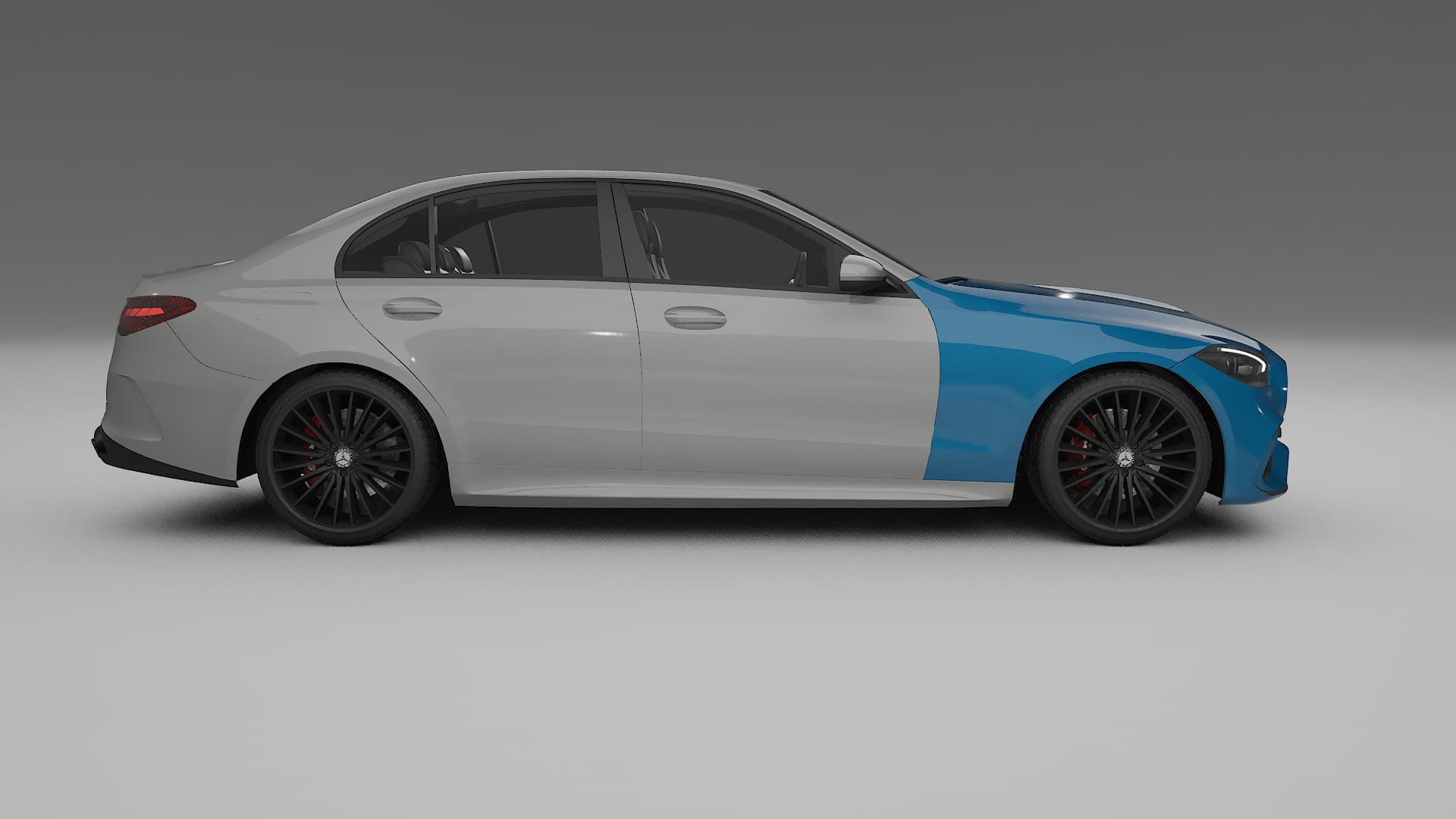 Mercedes C-Class W206 Lackschutzfolie | CrystalGuard Transparente TPU PPF Frontschutz Kit