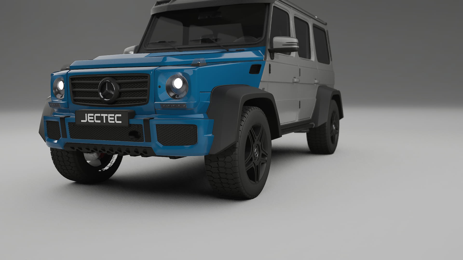 Mercedes G-class 4x4 W463 Lackschutzfolie | CrystalGuard Transparente TPU PPF Frontschutz Kit