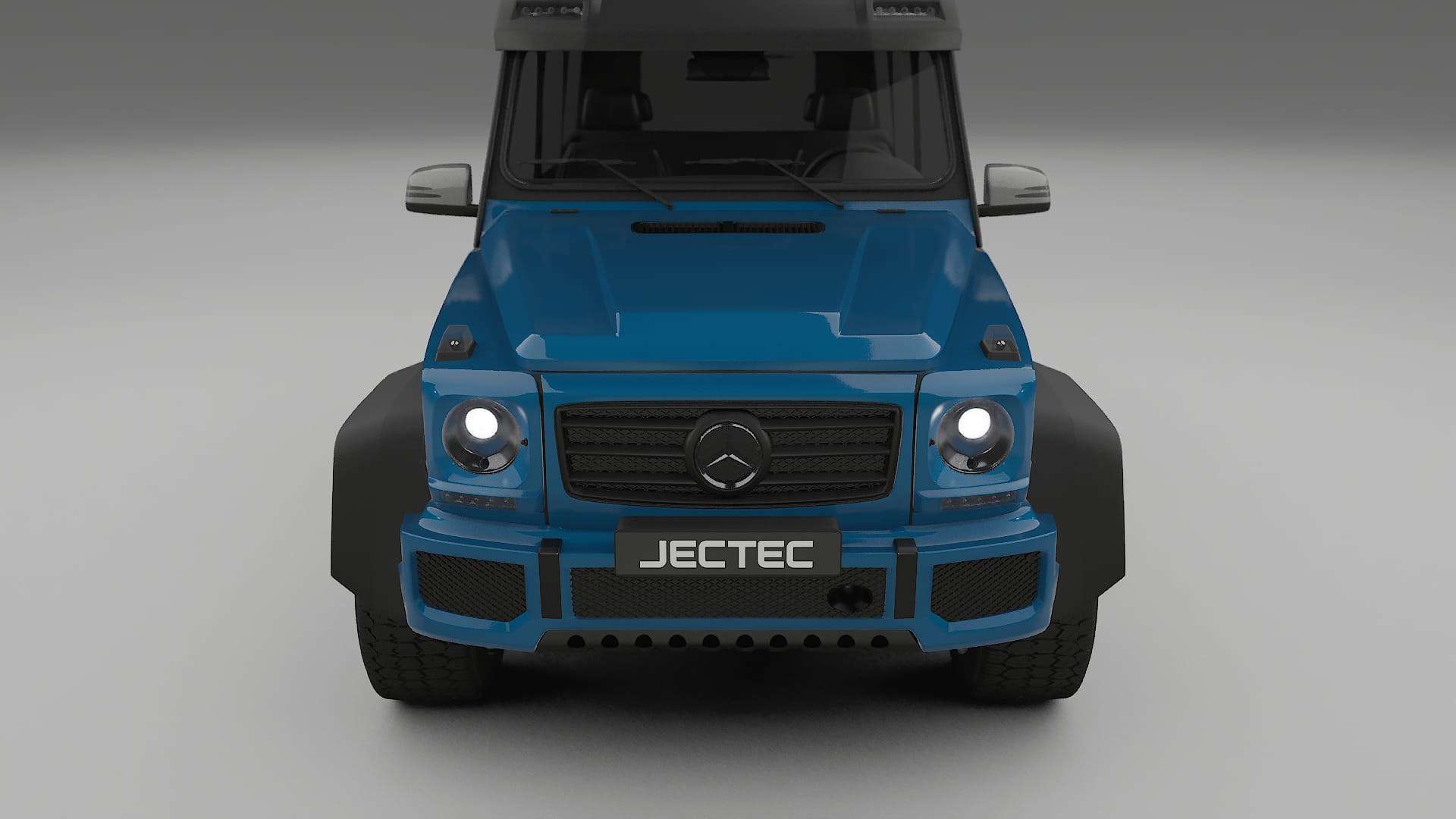 Mercedes G-class 4x4 W463 Lackschutzfolie | CrystalGuard Transparente TPU PPF Frontschutz Kit