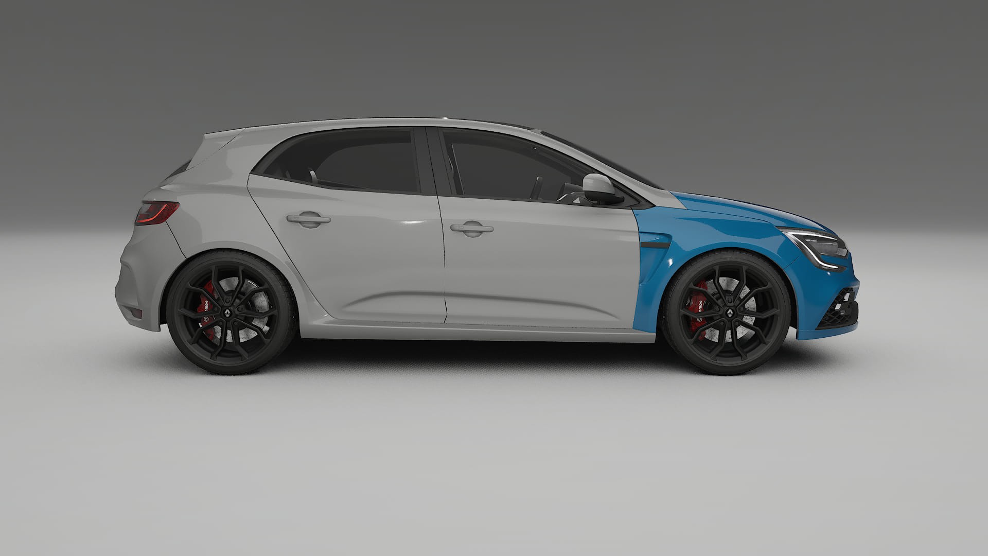 Pellicola Protettiva per Vernice Renault Megane RS IV | CrystalGuard TPU Trasparente PPF Kit di Protezione Frontale